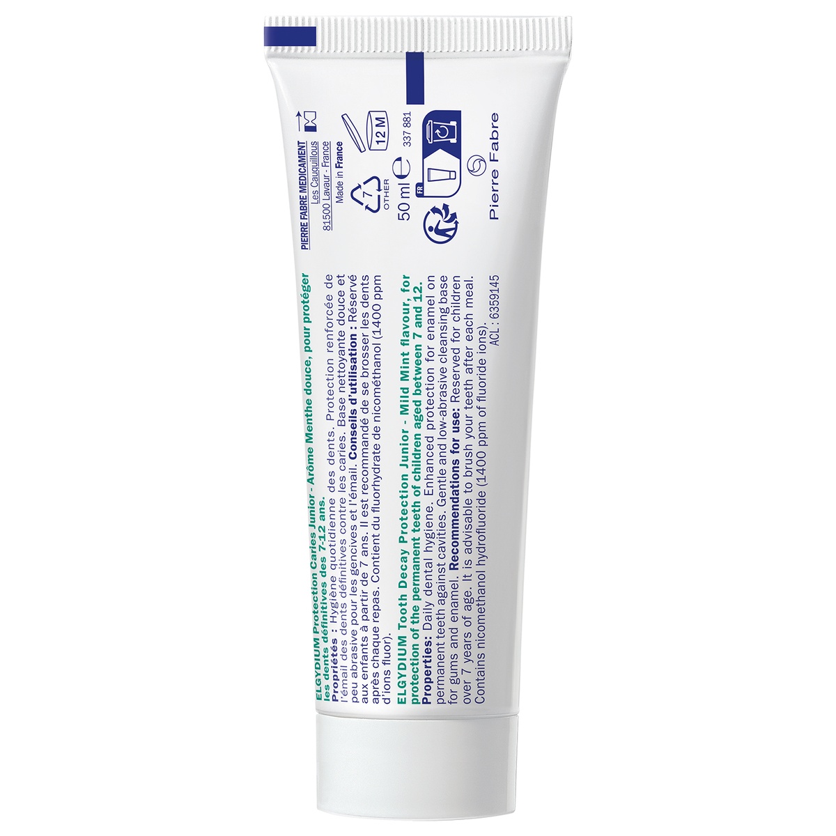 Эльгидиум Детская зубная паста-гель с мягким вкусом мяты для защиты от кариеса 7-12 лет, 50 мл (Elgydium, Kids & Junior) фото 9