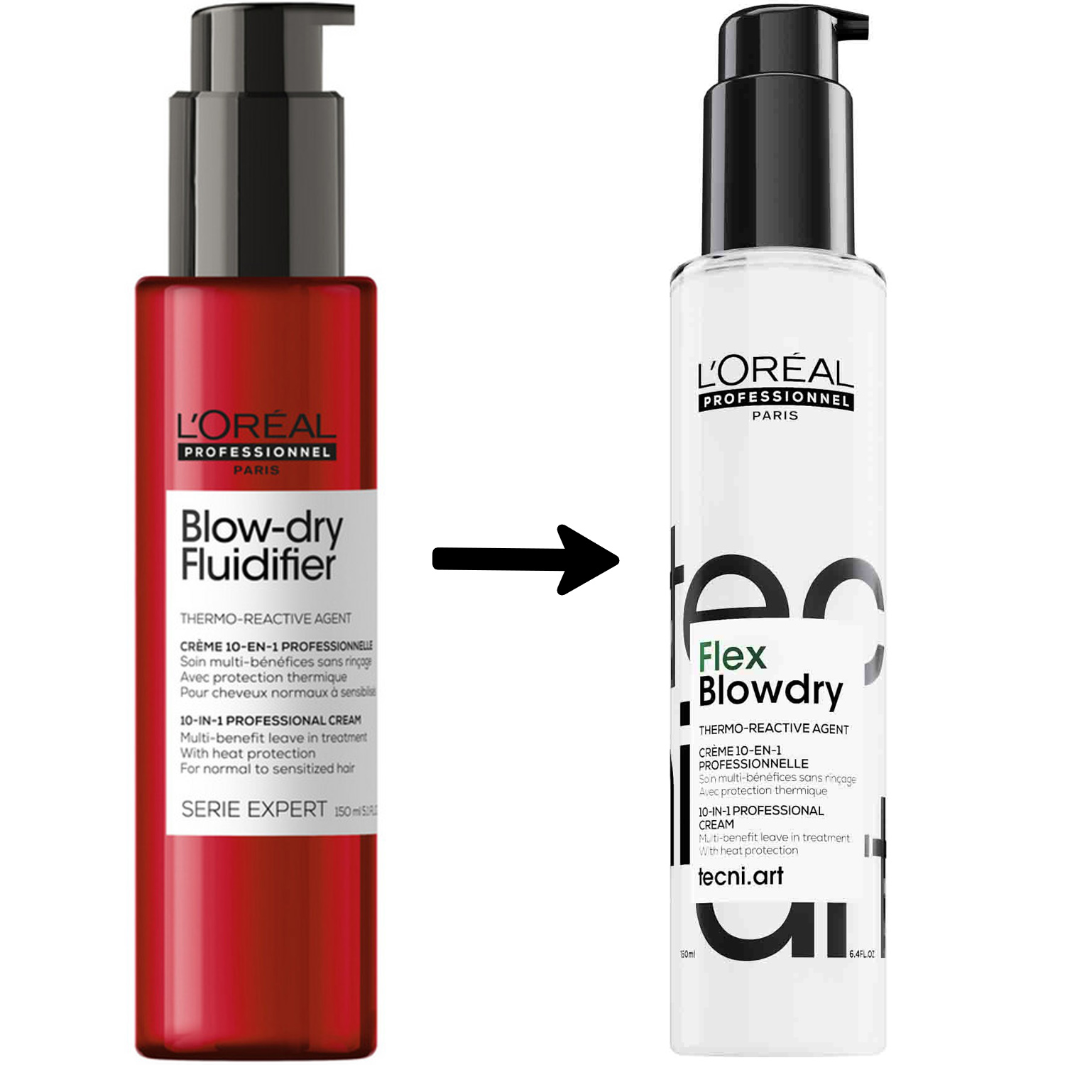 Лореаль Профессионель Термозащитный крем для волос Flex Blowdry, 150 мл (L'oreal Professionnel, Стайлинг) фото 1