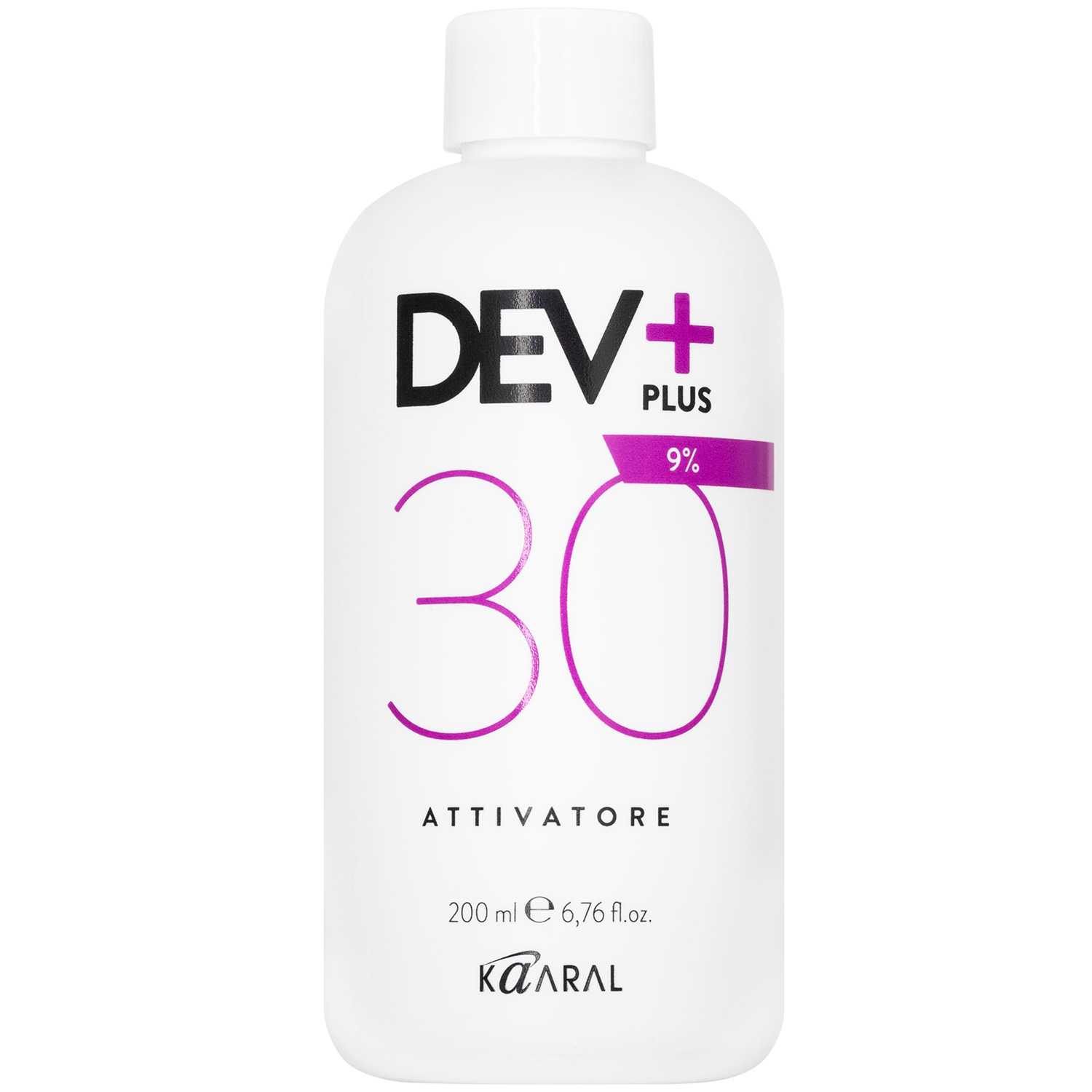 Каарал Окисляющая эмульсия Dev+ 9% 30 vol, 200 мл (Kaaral, Dev Plus) фото 0
