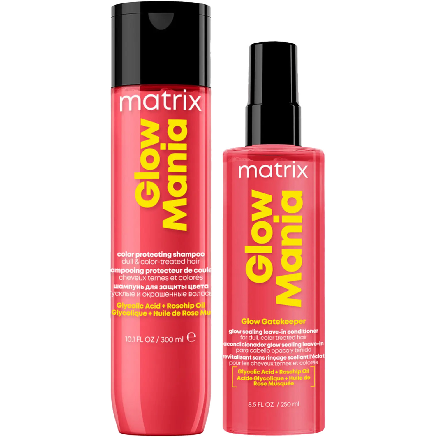 Матрикс Программа Glow Mania базовый уход: шампунь 300 мл + кондиционер leave-in 250 мл (Matrix, Glow Mania) фото 5