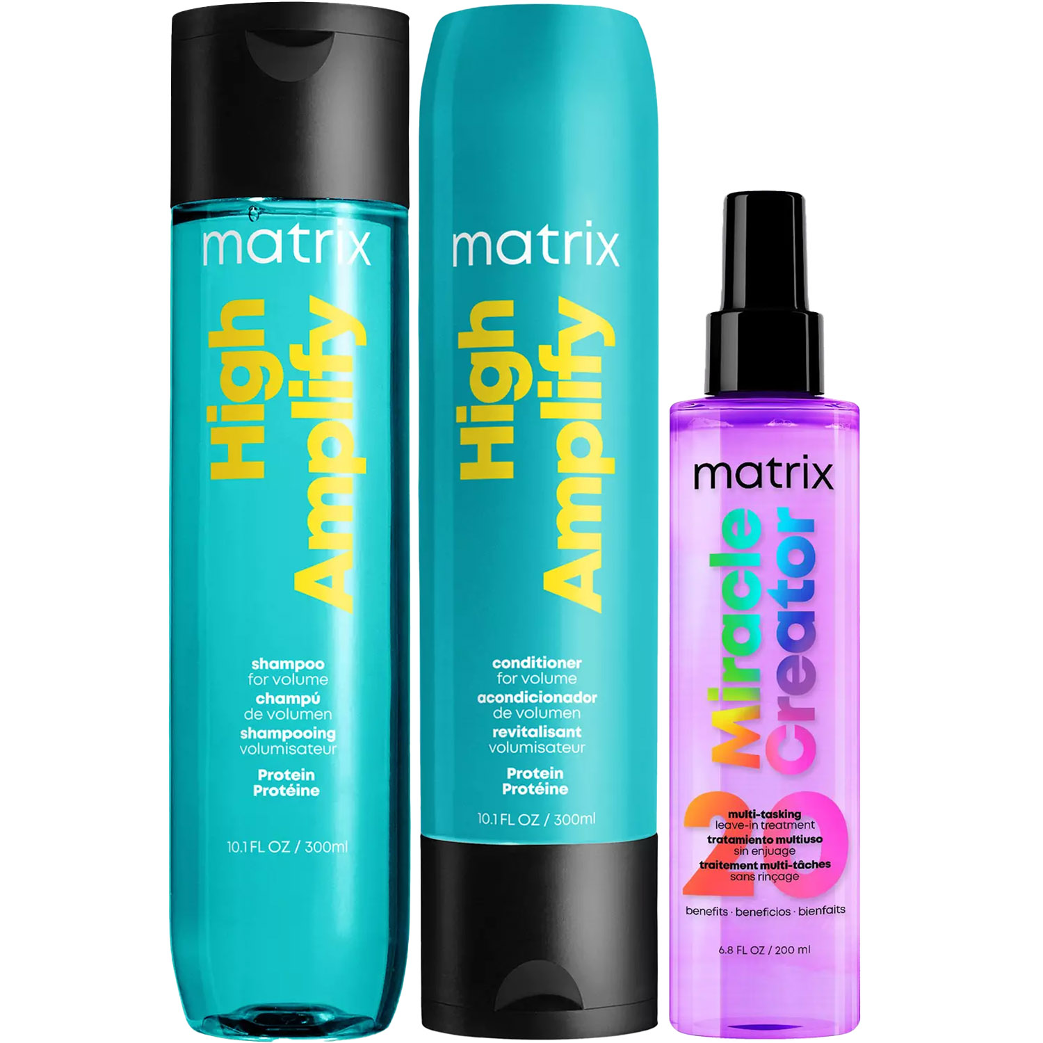 Матрикс Программа High Amplify комплексный уход: шампунь 300 мл + кондиционер 300 мл + спрей 190 мл (Matrix, High Amplify) фото 5