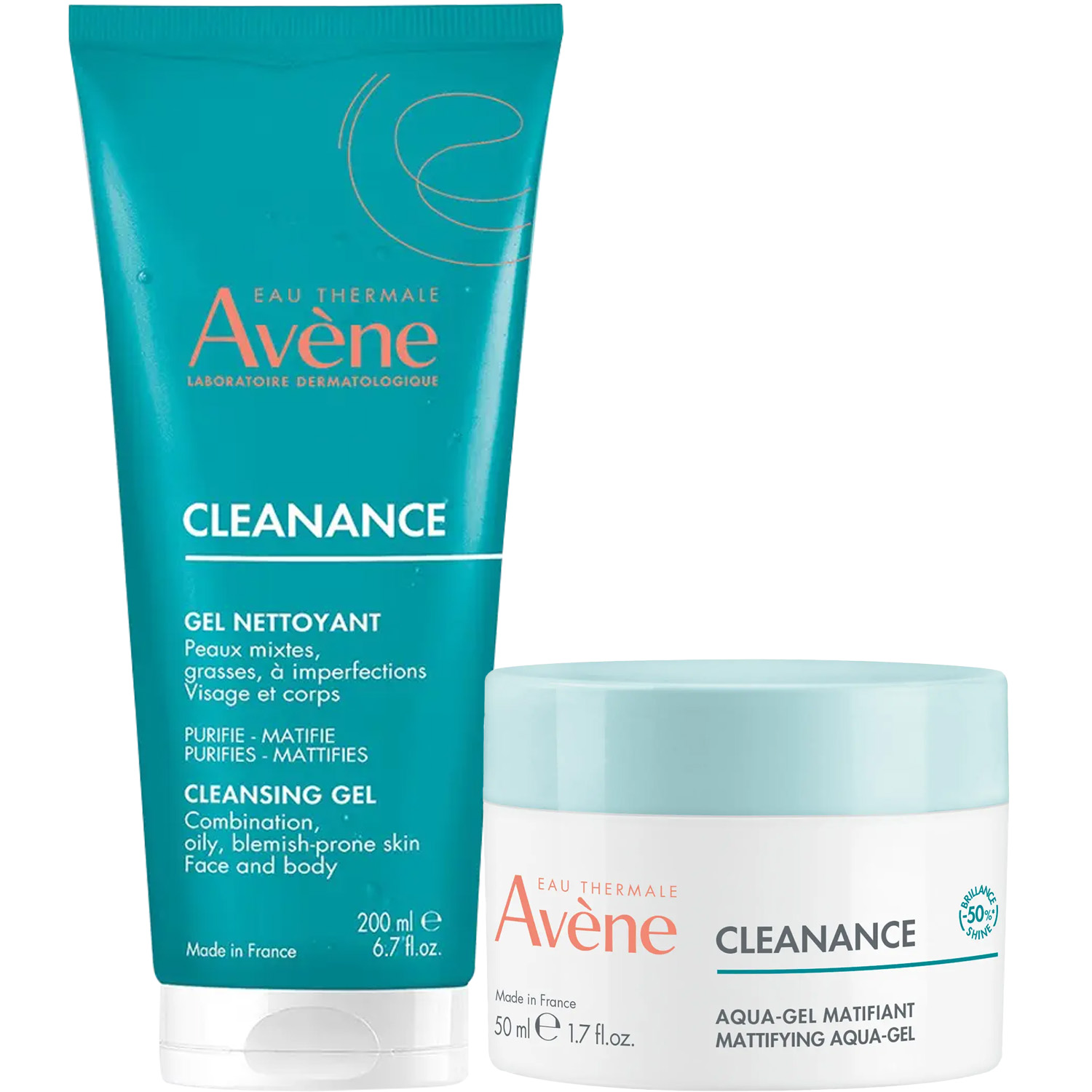 Авен Программа Cleanance очищение и основной уход: гель 200 мл + аква-гель 50 мл (Avene, Cleanance) фото 5