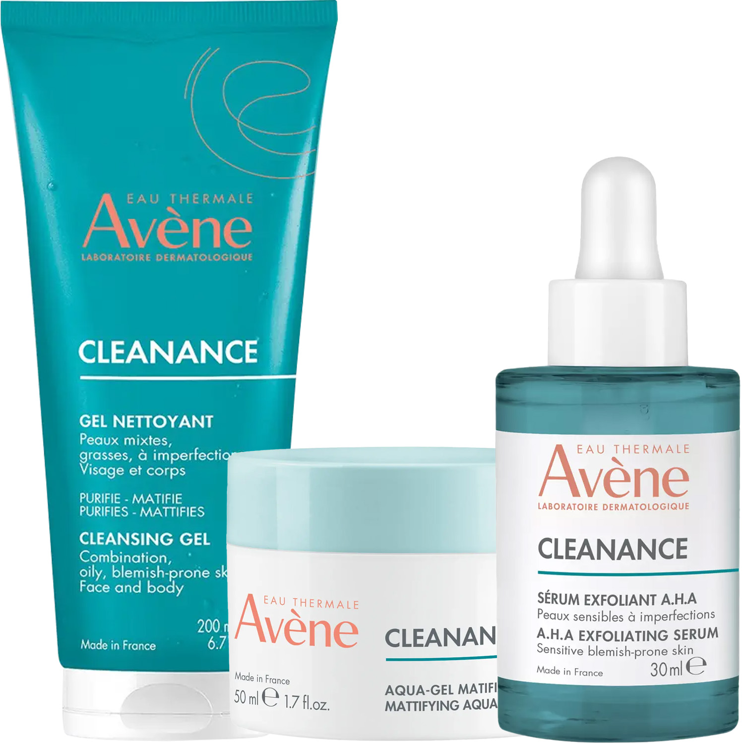 Авен Программа Cleanance комплексный уход: гель 200 мл + аква-гель 50 мл + сыворотка 30 мл (Avene, Cleanance) фото 5