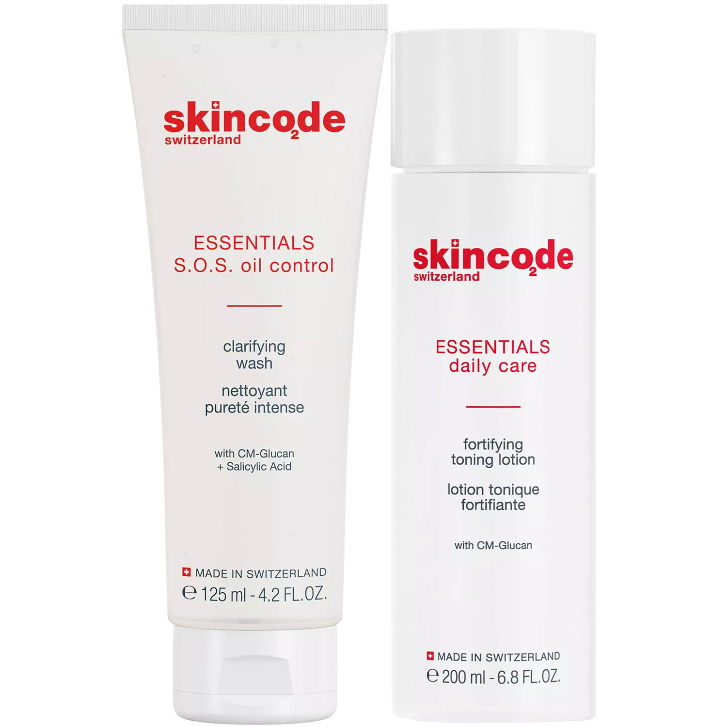 Скинкод Программа S.0.S Oil Control очищение: гель 125 мл + лосьон 200 мл (Skincode, Essentials S.0.S Oil Control) фото 5