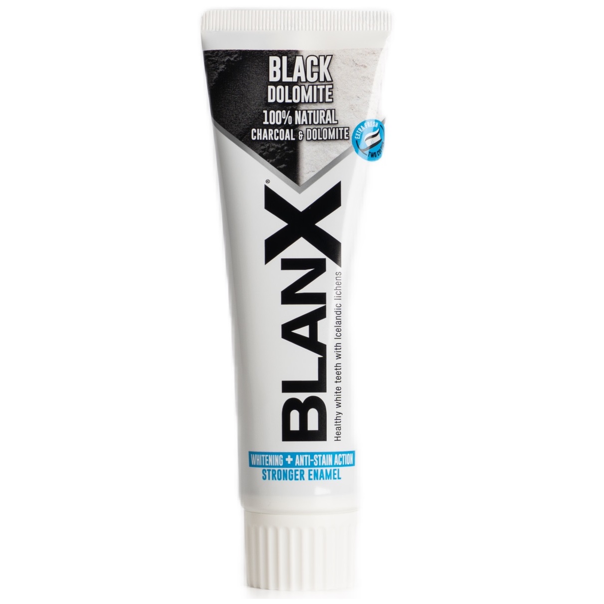 Blanx Отбеливающая зубная паста для удаления пятен и укрепления эмали, 75 мл. фото