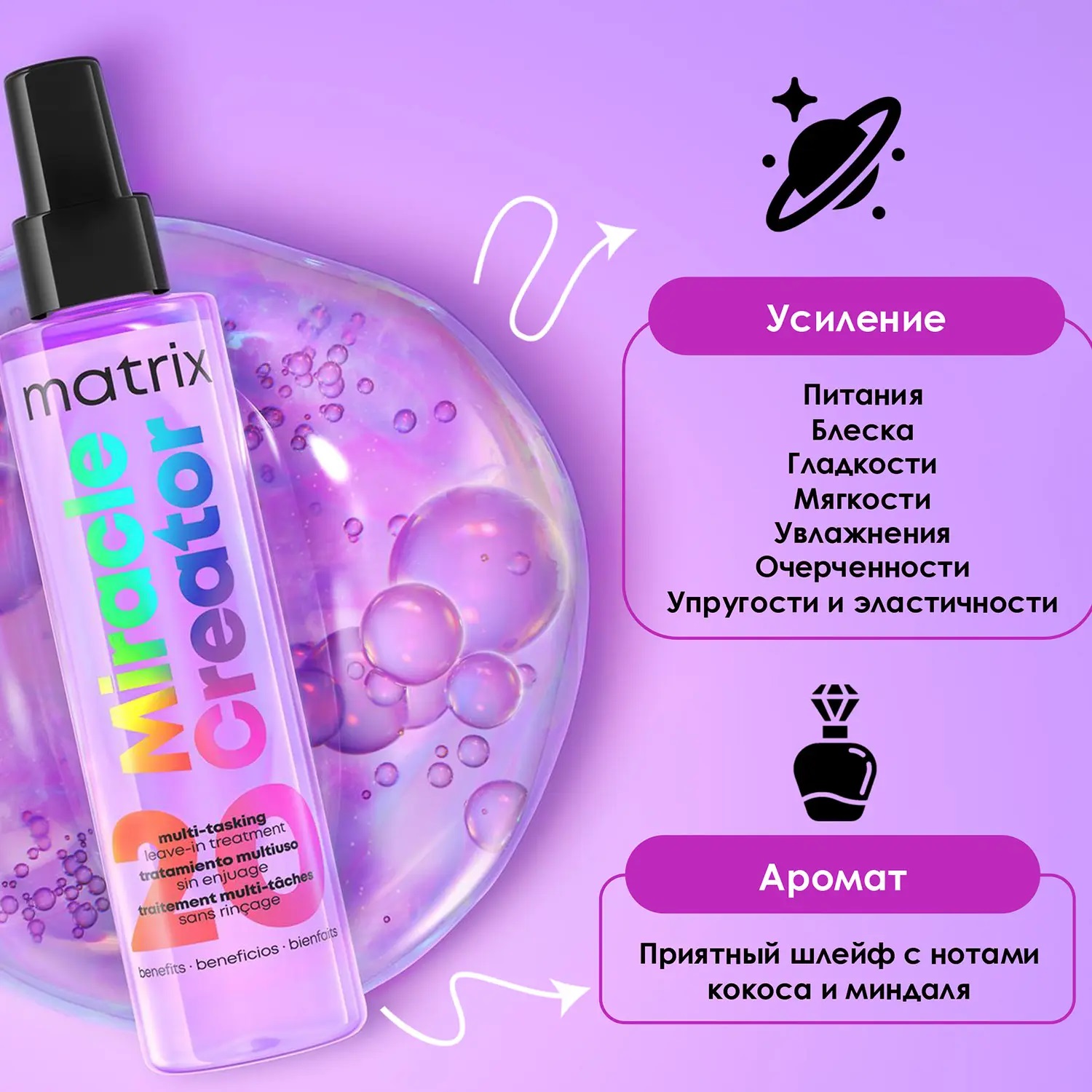 Матрикс Многофункциональный спрей 20в1, 100 мл (Matrix, Miracle Creator) фото 2