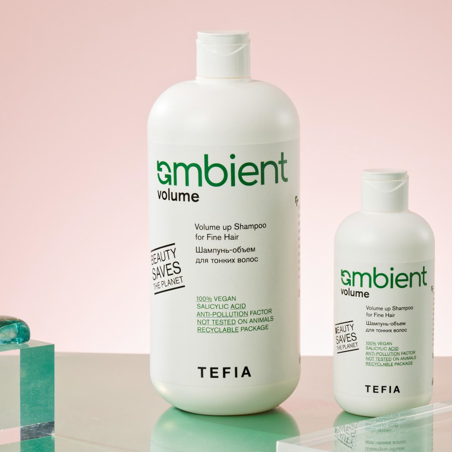 Тефия Шампунь-объем для тонких волос, 950 мл (Tefia, Ambient) фото 1