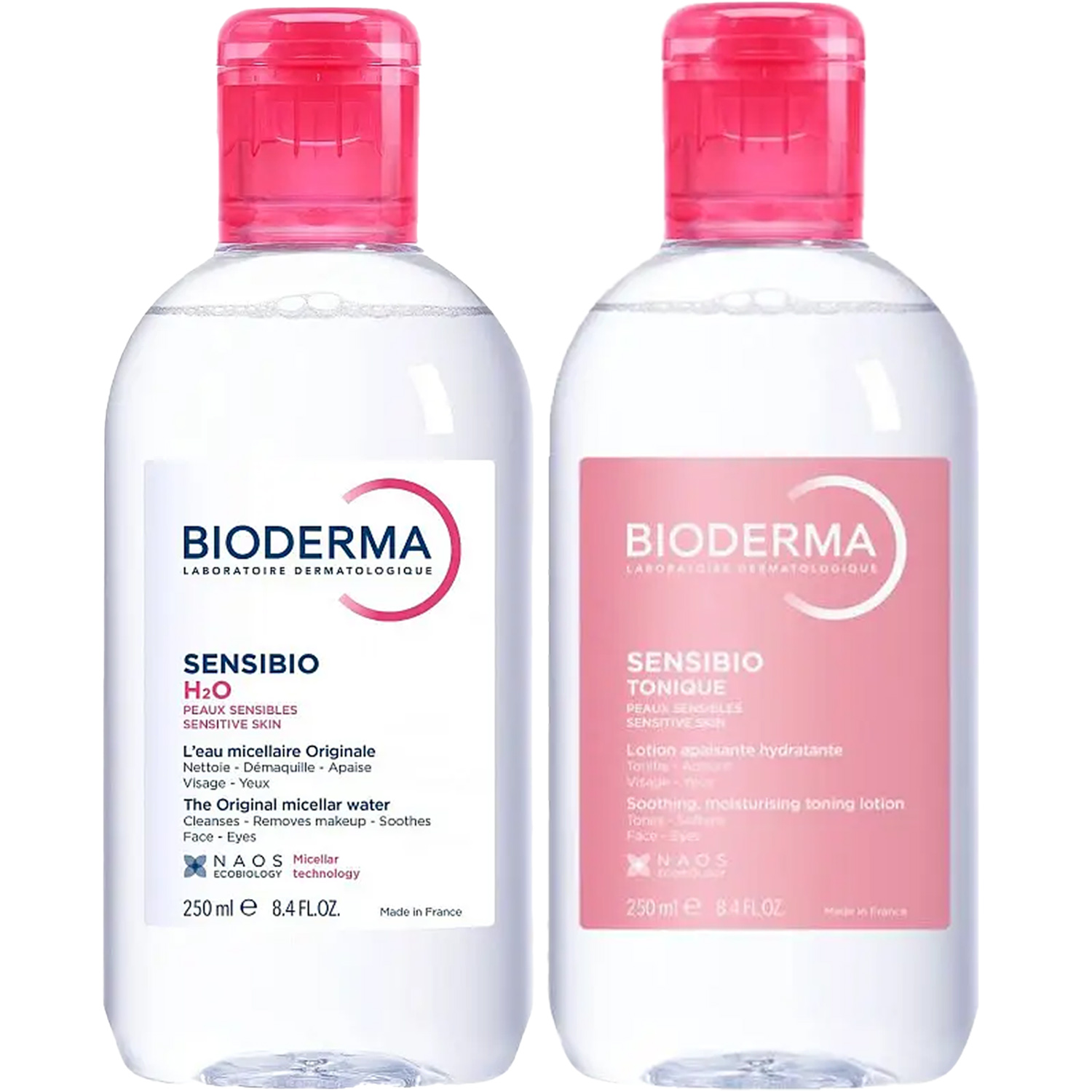 Биодерма Программа Sensibio очищение: мицеллярная вода 250 мл + лосьон 250 мл (Bioderma, Sensibio) фото 5