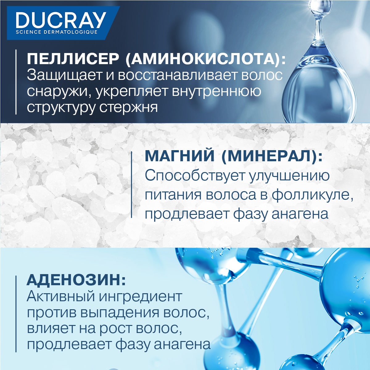 Дюкрэ Шампунь для роста волос, замедляющий выпадение, 200 мл (Ducray, Anaphase) Дюкрэ Шампунь для роста волос, замедляющий выпадение, 200 мл (Ducray, Anaphase) фото 5