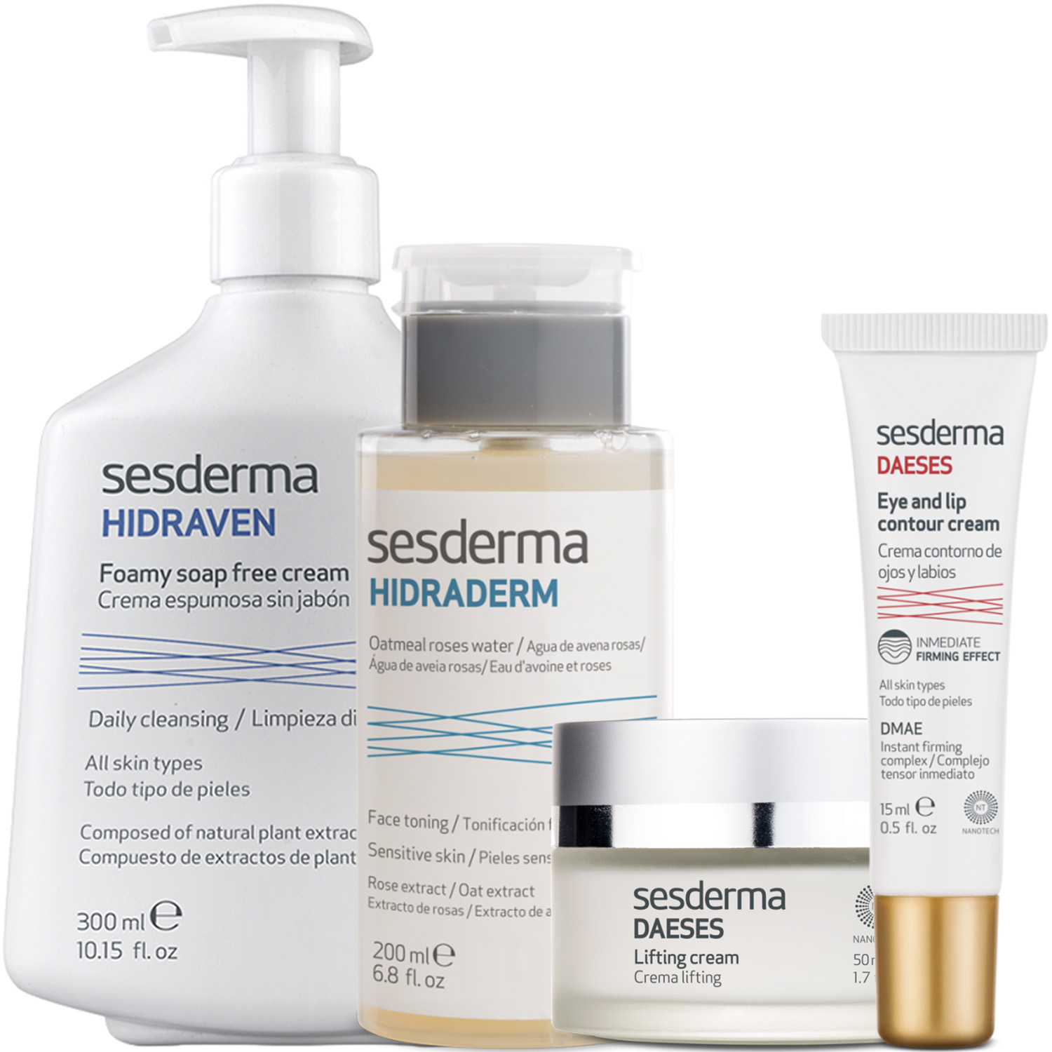 Сесдерма Программа Daeses комплексный уход: пенка 300 мл + тоник 200 мл + крем 50 мл + крем для век 15 мл (Sesderma, Daeses) фото 5