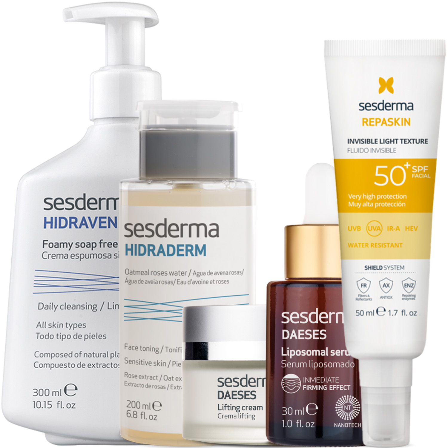 Сесдерма Программа Daeses комплексный уход: пенка 300 мл + тоник 200 мл + крем 50 мл + сыворотка 30 мл + флюид SPF50 50+ мл (Sesderma, Daeses) Сесдерма Программа Daeses комплексный уход: пенка 300 мл + тоник 200 мл + крем 50 мл + сыворотка 30 мл + флюид SPF50 50+ мл (Sesderma, Daeses) фото 5