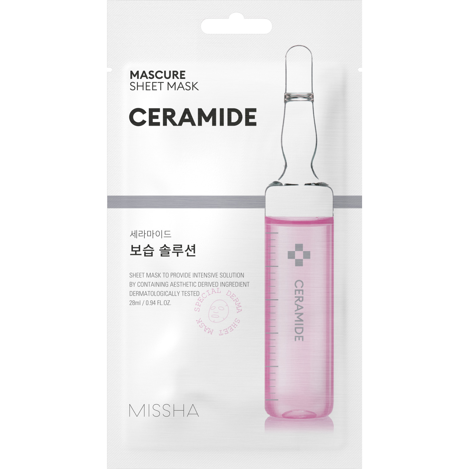 Missha Тканевая маска с лифтинг-эффектом Mascure Ceramide с церамидами, 28 мл. фото