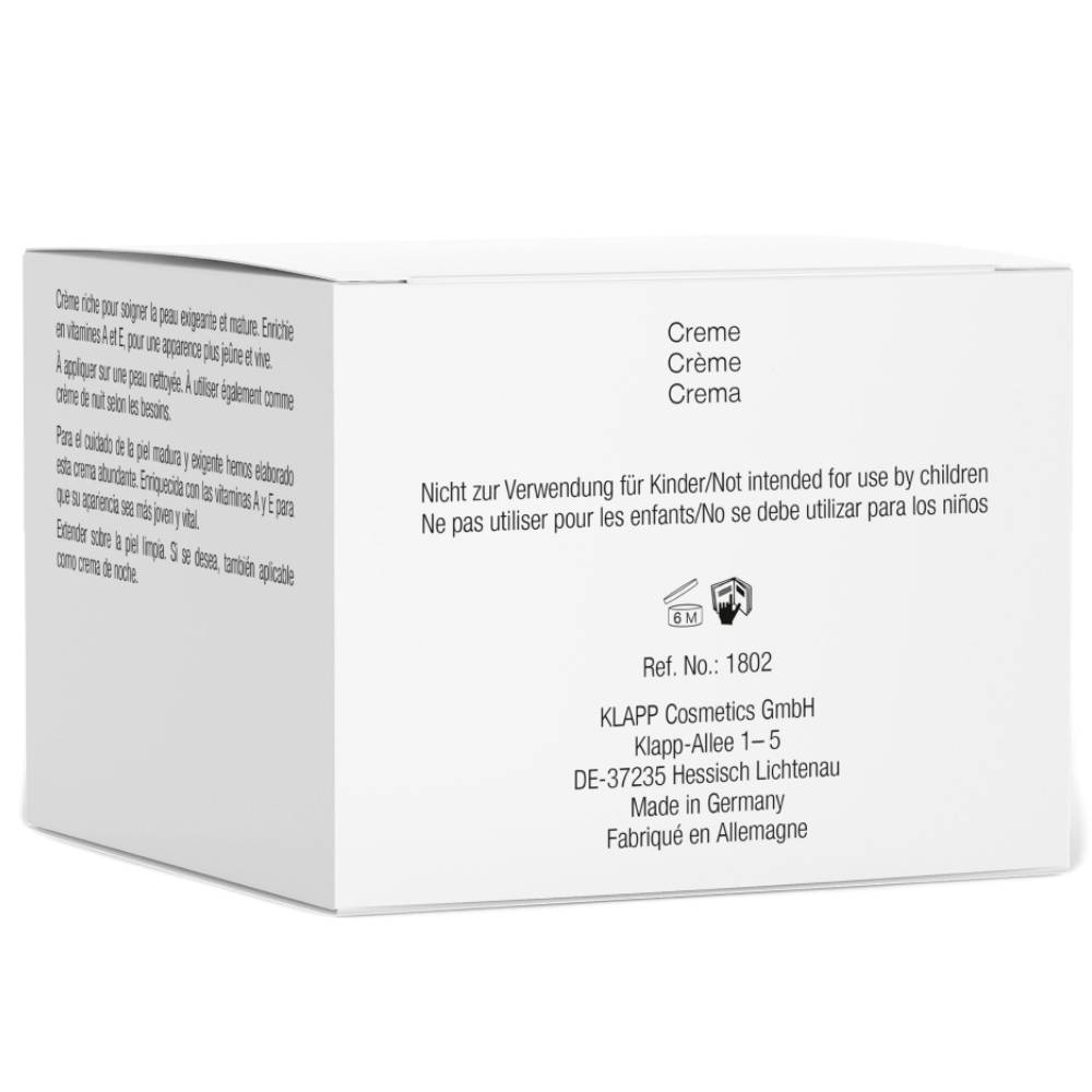 Клапп Ночной питательный крем для лица, 50 мл (Klapp, A classic) фото 2