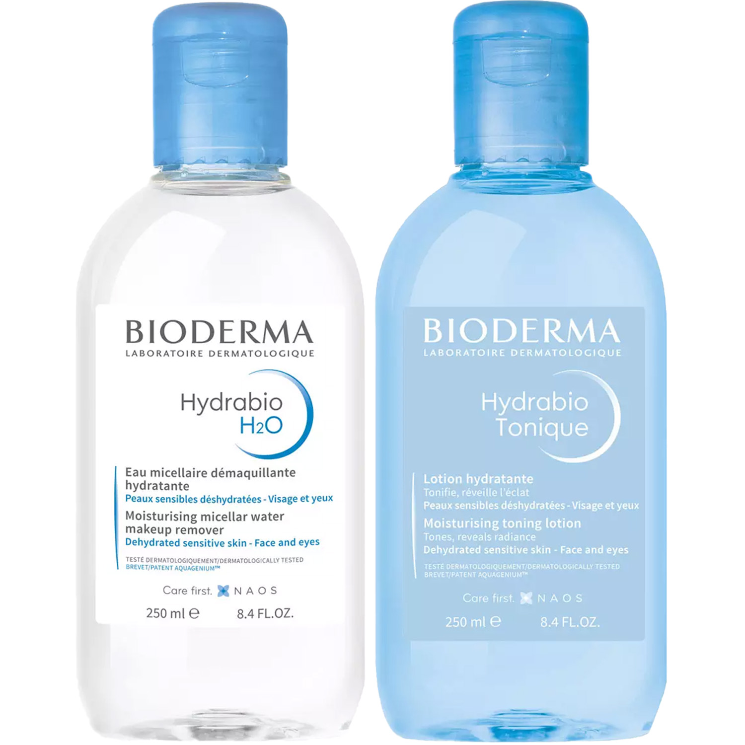 Биодерма Программа Hydrabio очищение: мицеллярная вода 250 мл + лосьон 250 мл (Bioderma, Hydrabio) фото 5