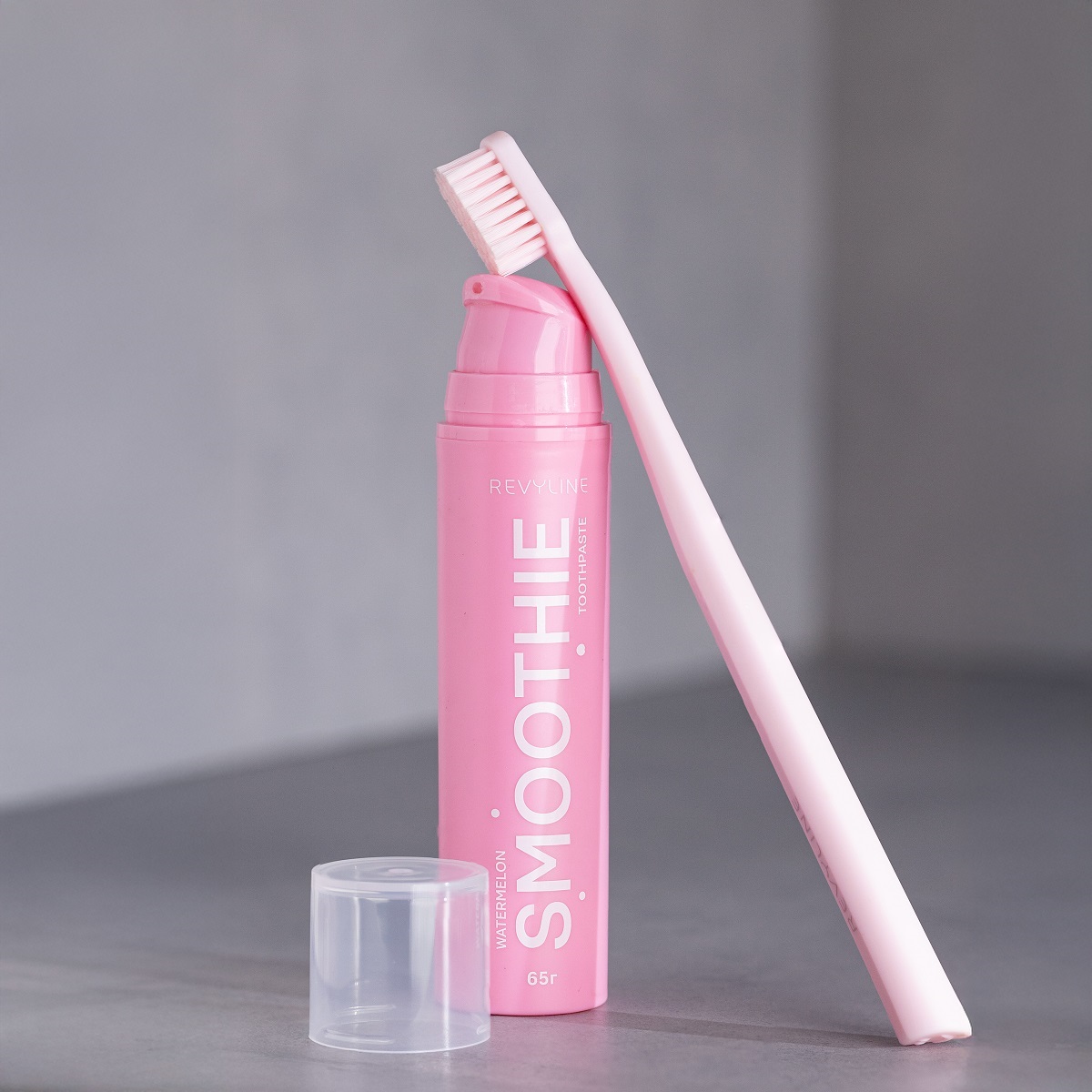  Зубная паста со вкусом арбуза Smoothie RDA 40 с дозатором, 65 г (REVYLINE, Зубная паста) фото 3