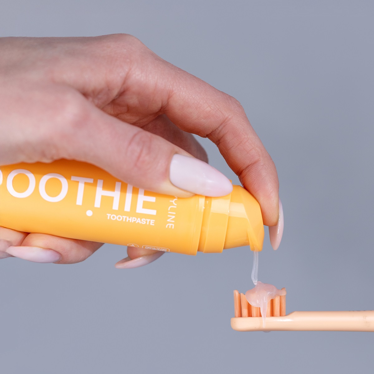  Зубная паста со вкусом персика Smoothie RDA 40 с дозатором, 65 г (REVYLINE, Зубная паста) фото 2