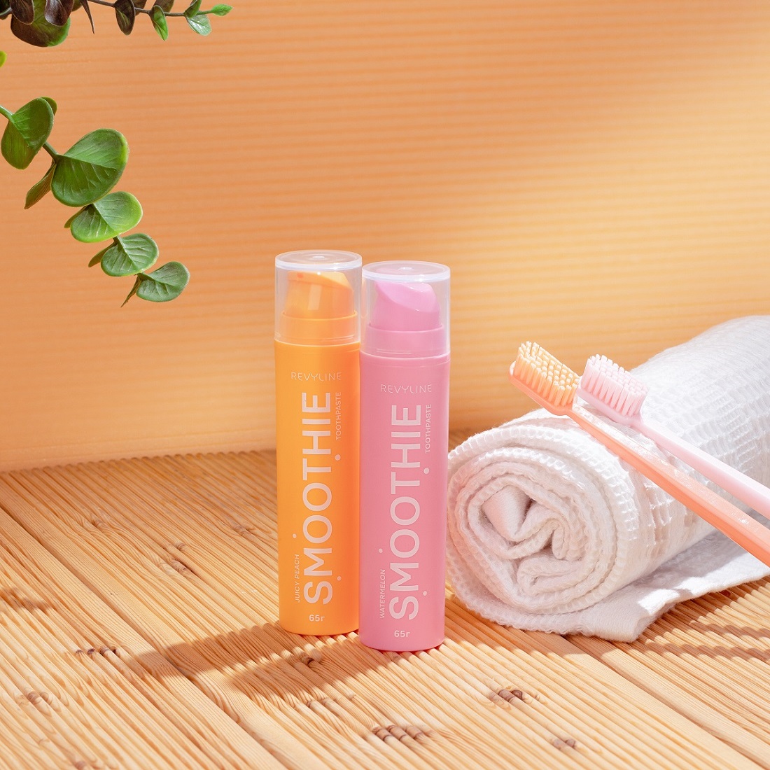  Зубная паста со вкусом персика Smoothie RDA 40 с дозатором, 65 г (REVYLINE, Зубная паста) фото 5