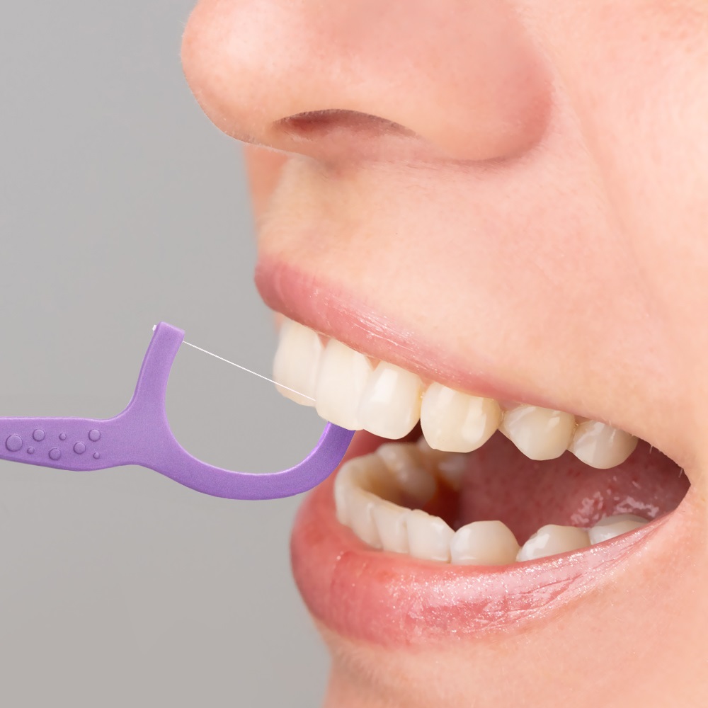  Зубочистки с нитью, 200 шт (REVYLINE, Профилактика) фото 2