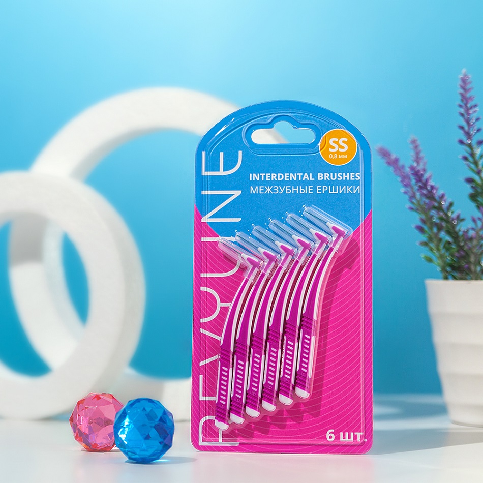  Межзубные ершики размер SS, 6 шт (REVYLINE, Профилактика) фото 4