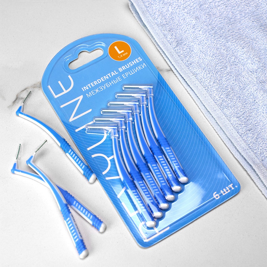  Межзубные ершики размер L, 6 шт (REVYLINE, Профилактика) фото 2
