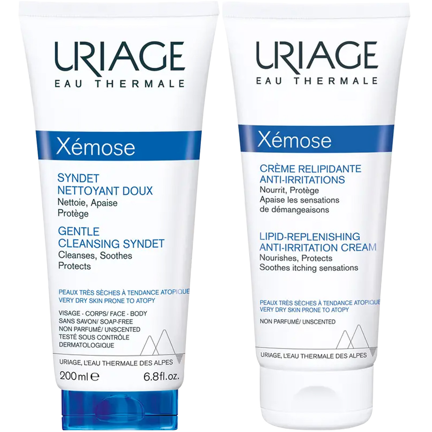 Урьяж Программа Xemose очищение и основной уход: гель 200 мл + крем 200 мл (Uriage, Xemose) фото 5