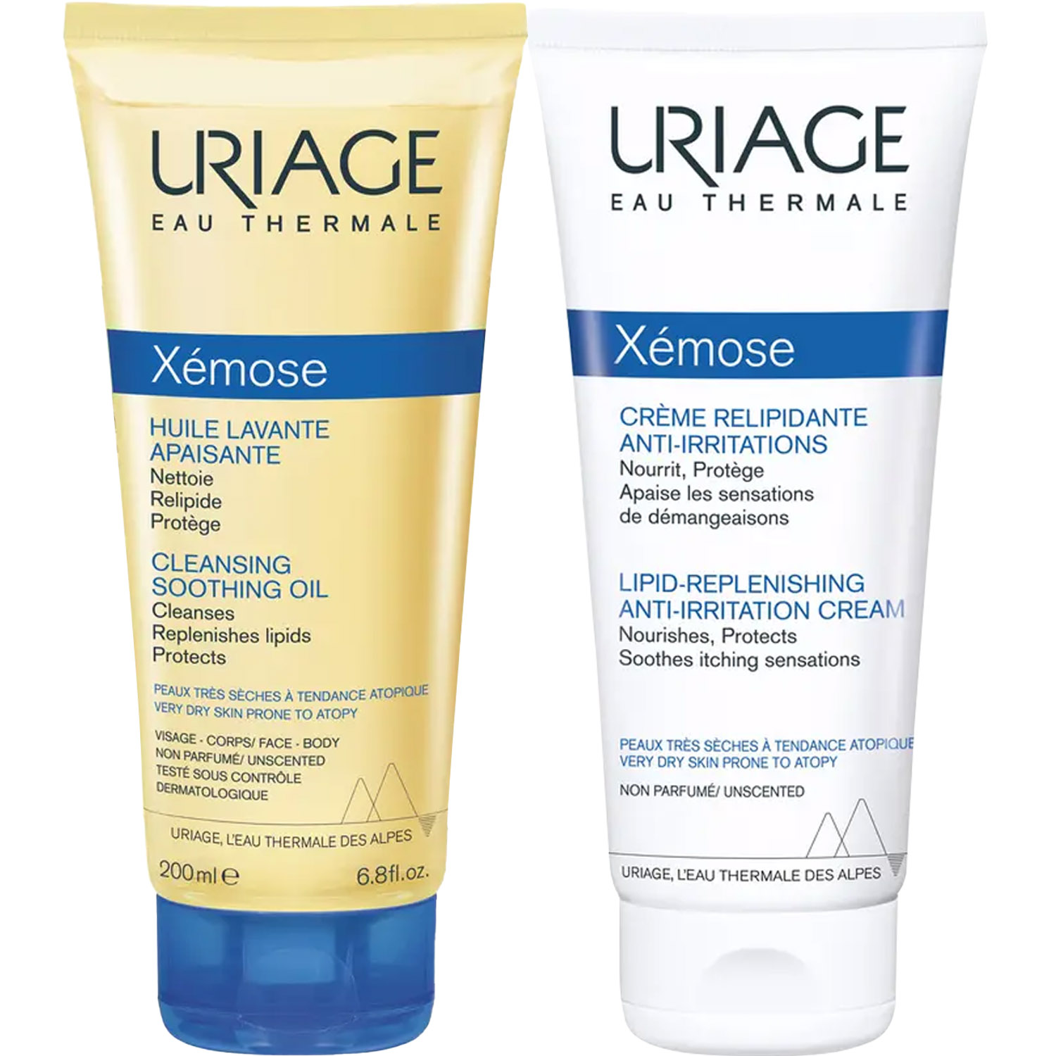 Урьяж Программа Xemose очищение и основной уход: масло 200 мл + крем 200 мл (Uriage, Xemose) фото 5