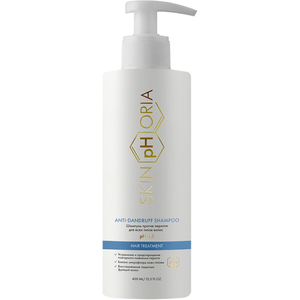 Скинфория Шампунь против перхоти Anti-Dandruff Shampoo 400 мл (SkinpHoria, Hair Care) фото 0