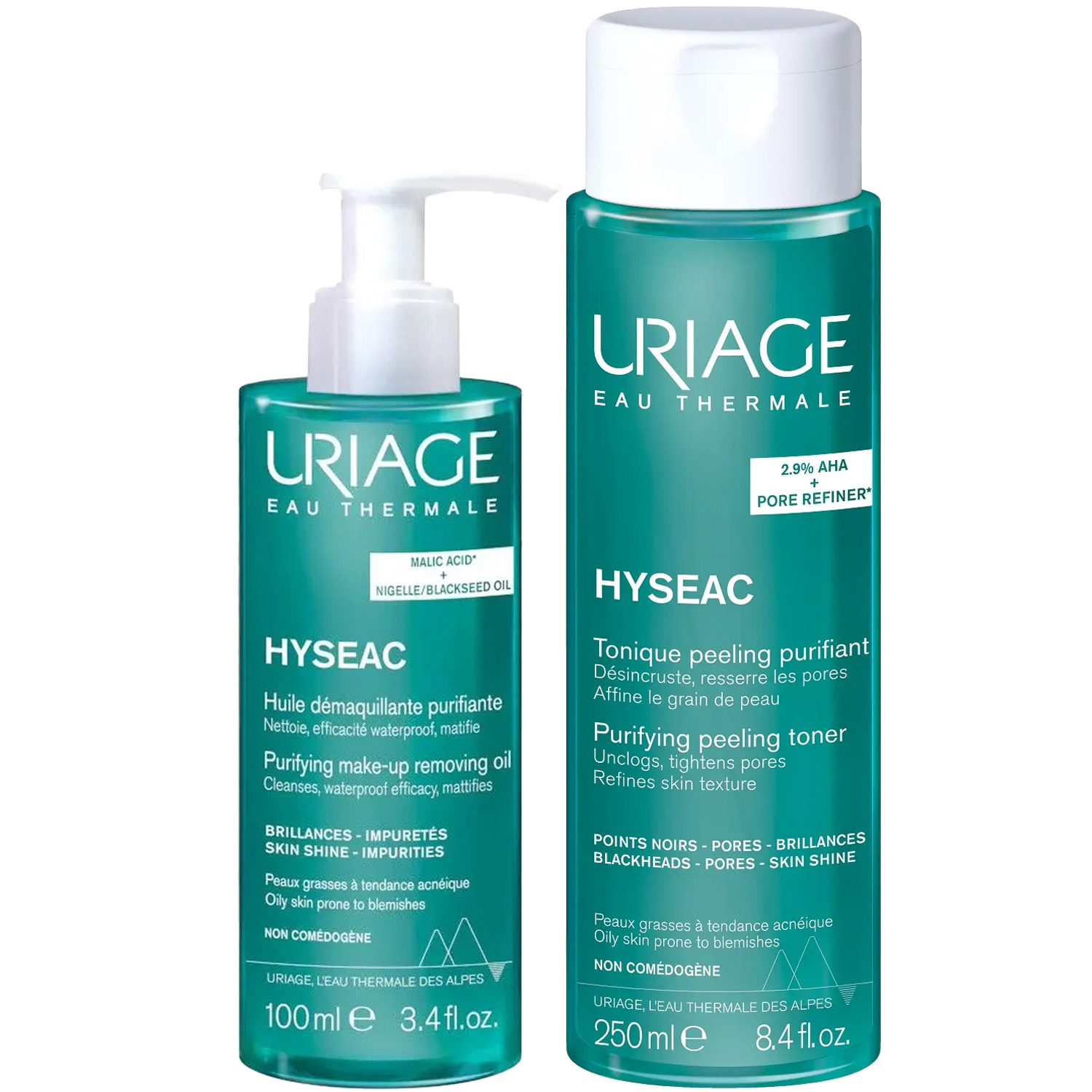 Урьяж Программа Hyseac очищение: масло 100 мл + лосьон 250 мл (Uriage, Hyseac) фото 5