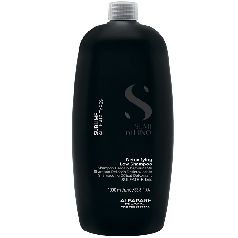  Детокс-шампунь для интенсивного и бережного очищения Detoxifying Low Shampoo, 1000 мл (Alfaparf Milano, Sublime) фото 0