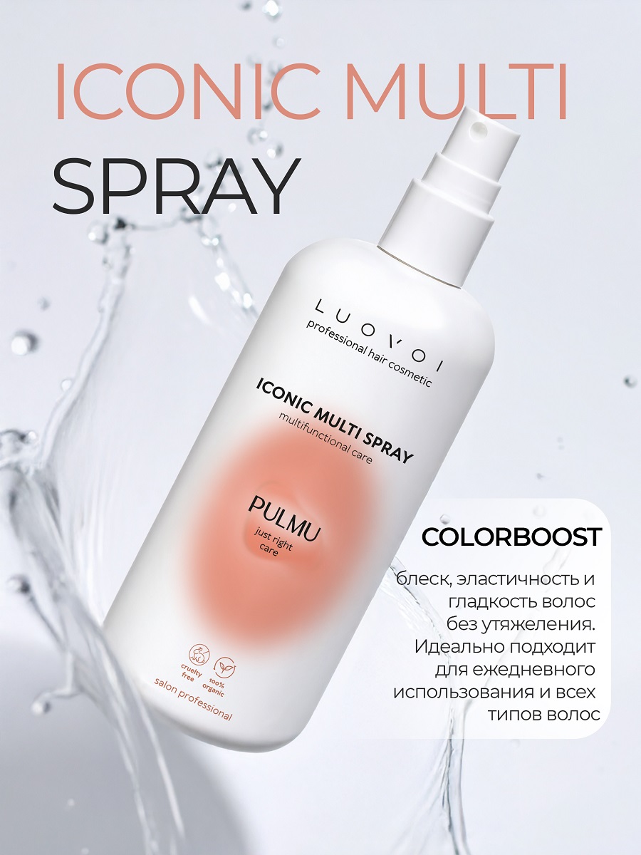 Луовои Многофункциональный спрей Iconic Multi Spray, 200 мл (Luovoi, Pulmu) фото 2