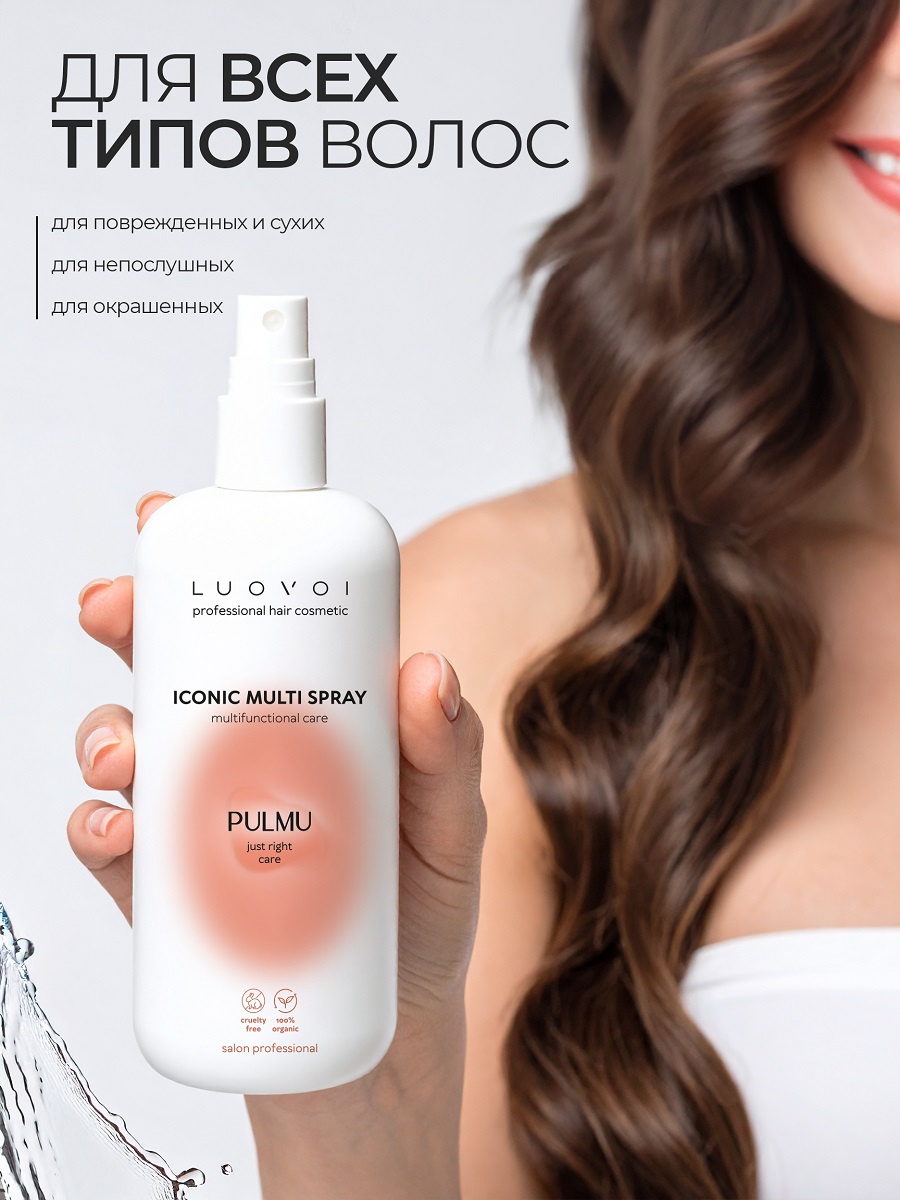 Луовои Многофункциональный спрей Iconic Multi Spray, 200 мл (Luovoi, Pulmu) фото 3