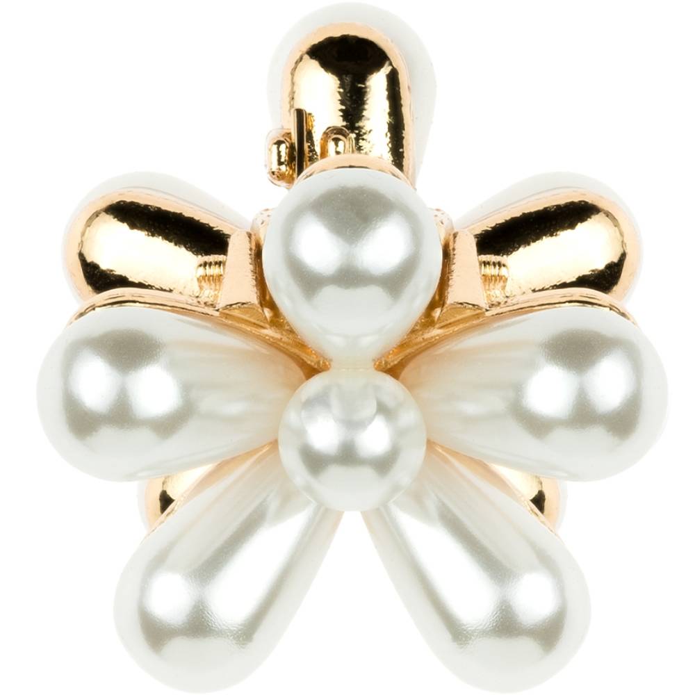 Инвизибабл Мини заколка-крабик Pearly Flower, 4 шт (Invisibobble, Clipstar) фото 1