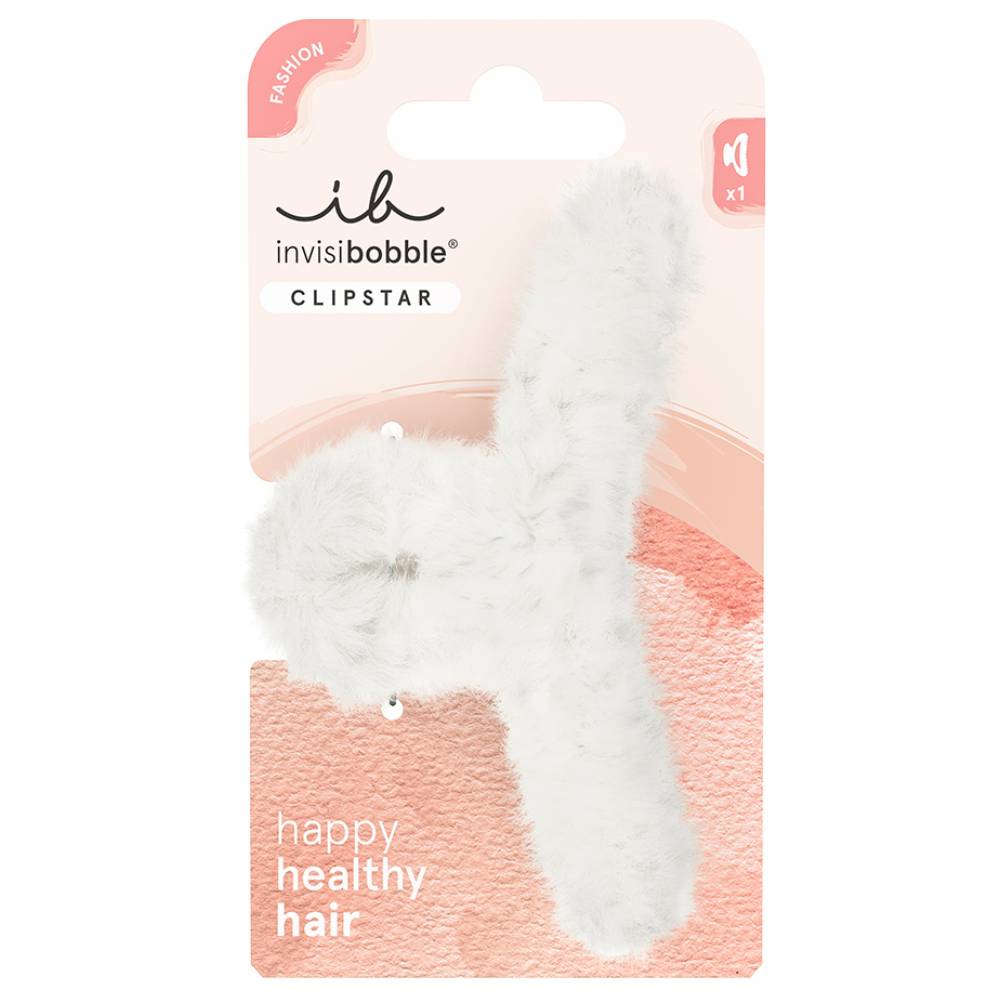 Инвизибабл Заколка-крабик Cozy Fluff, размер M (Invisibobble, Clipstar) фото 0