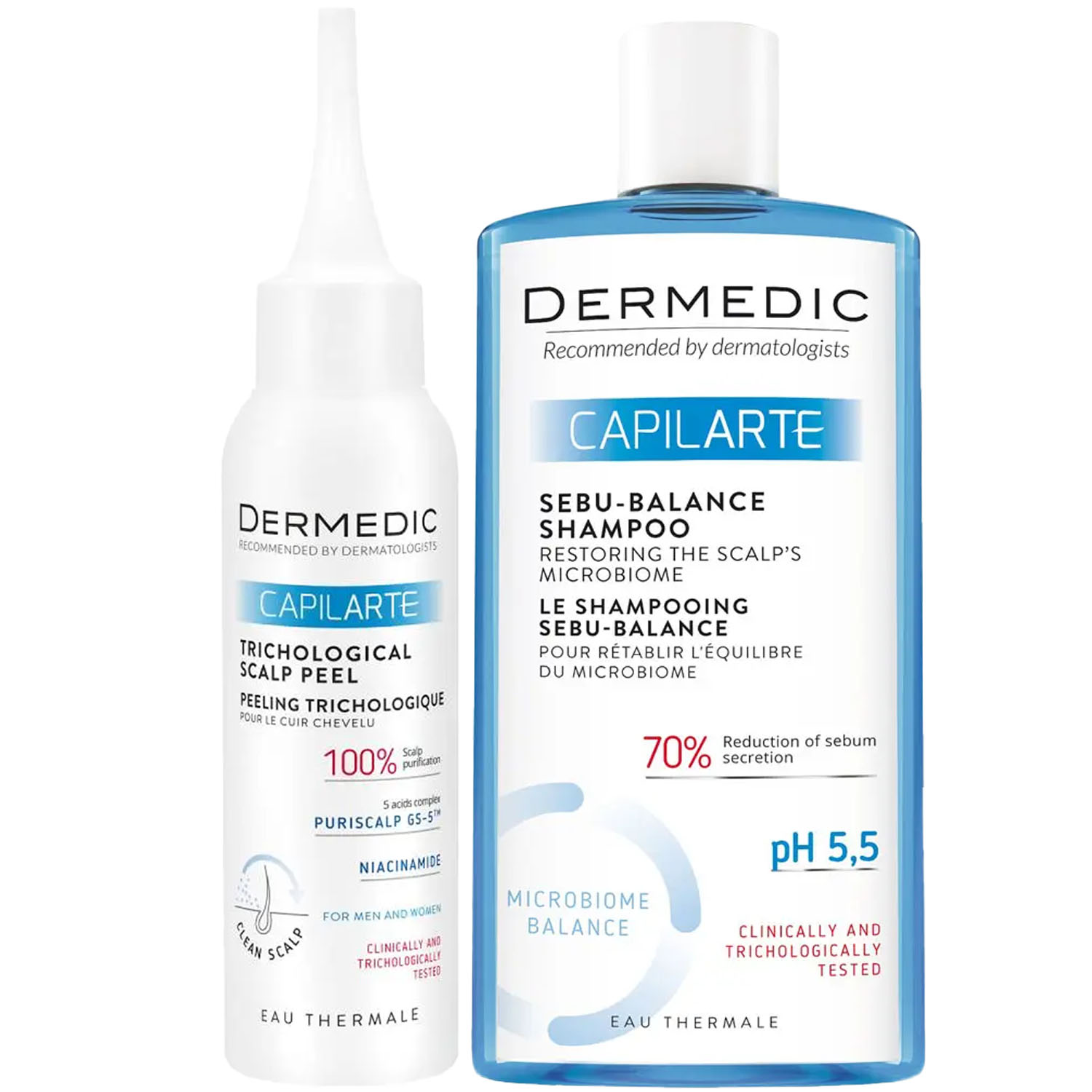 Дермедик Программа Capilarte базовый уход: пилинг 100 мл + шампунь Sebu-Balance 300 мл (Dermedic, Capilarte) Дермедик Программа Capilarte базовый уход: пилинг 100 мл + шампунь Sebu-Balance 300 мл (Dermedic, Capilarte) фото 5
