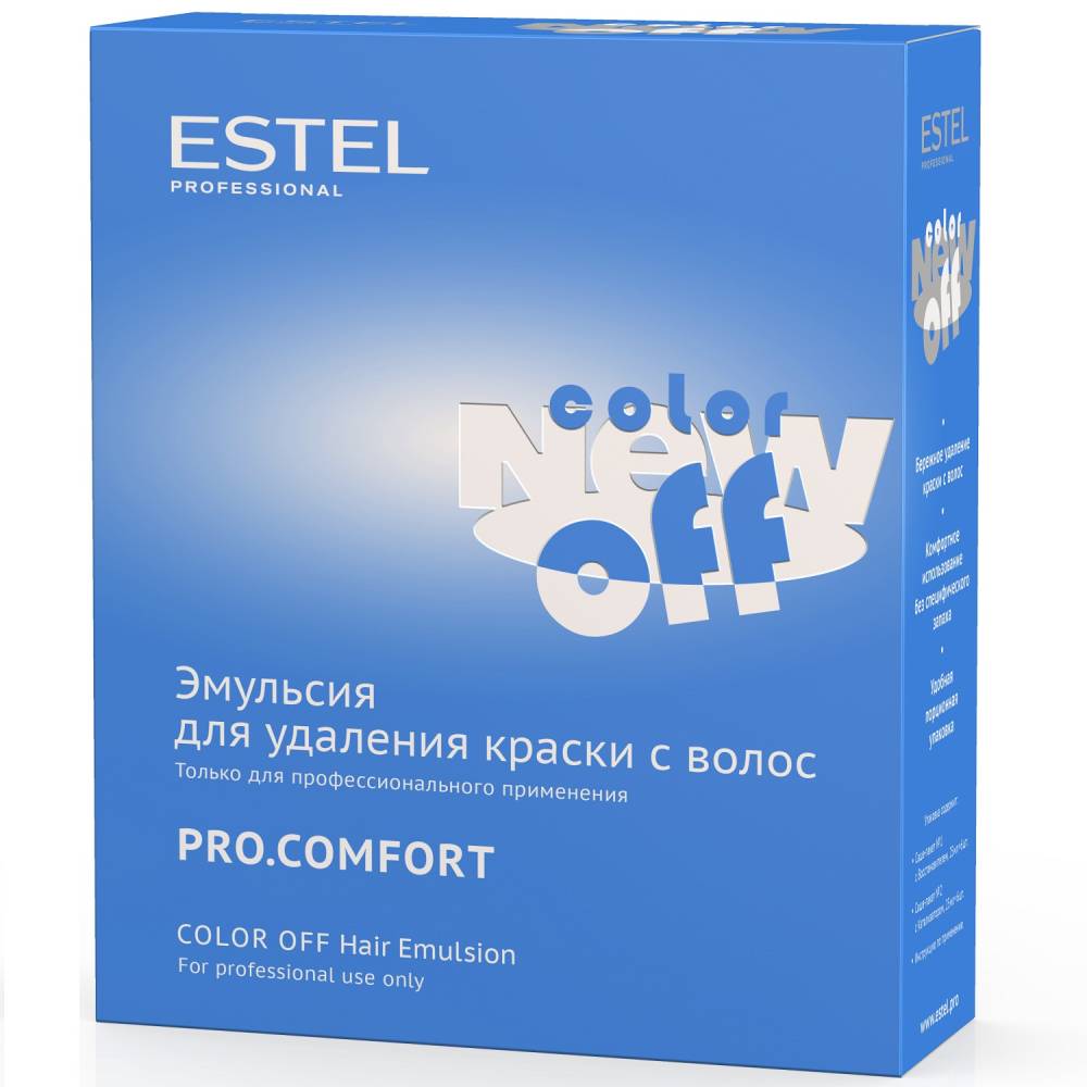 Эстель Эмульсия для удаления краски с волос Pro.Comfort, 12 саше х 25 мл (Estel, Color Off) фото 4