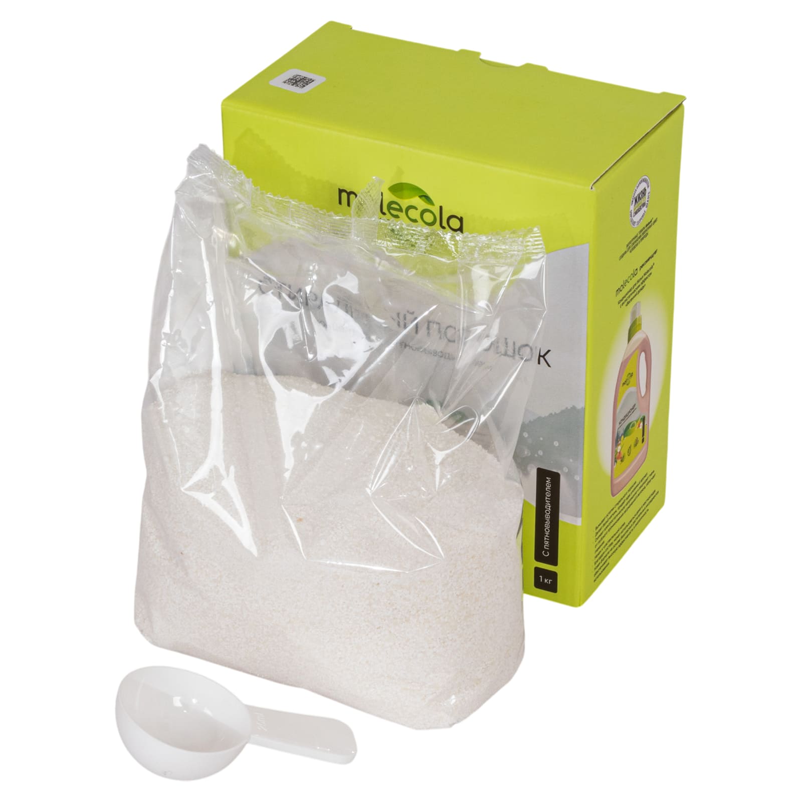 Молекола Стиральный порошок-концентрат с пятновыводителем, 1000 г (Molecola, Для стирки) фото 1