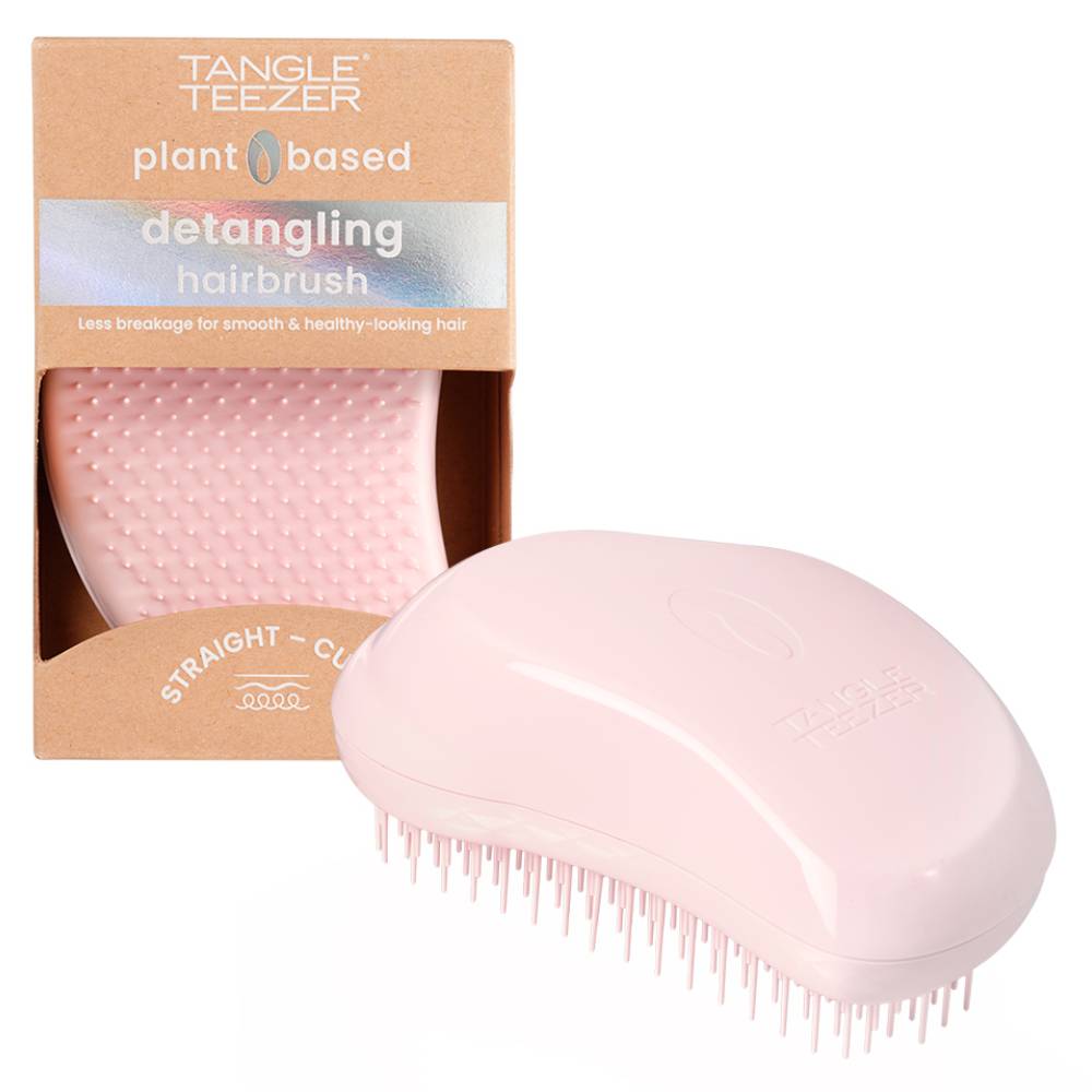Тангл Тизер Расческа для прямых и волнистых волос Plant Brush Marshmallow Pink (Tangle Teezer, Tangle Teezer The Original) фото 0