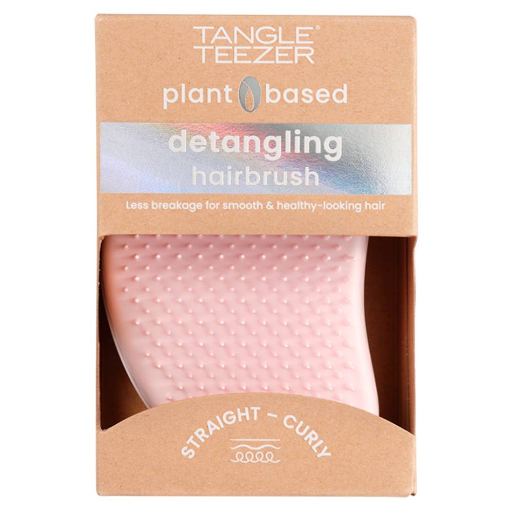 Тангл Тизер Расческа для прямых и волнистых волос Plant Brush Marshmallow Pink (Tangle Teezer, Tangle Teezer The Original) фото 6