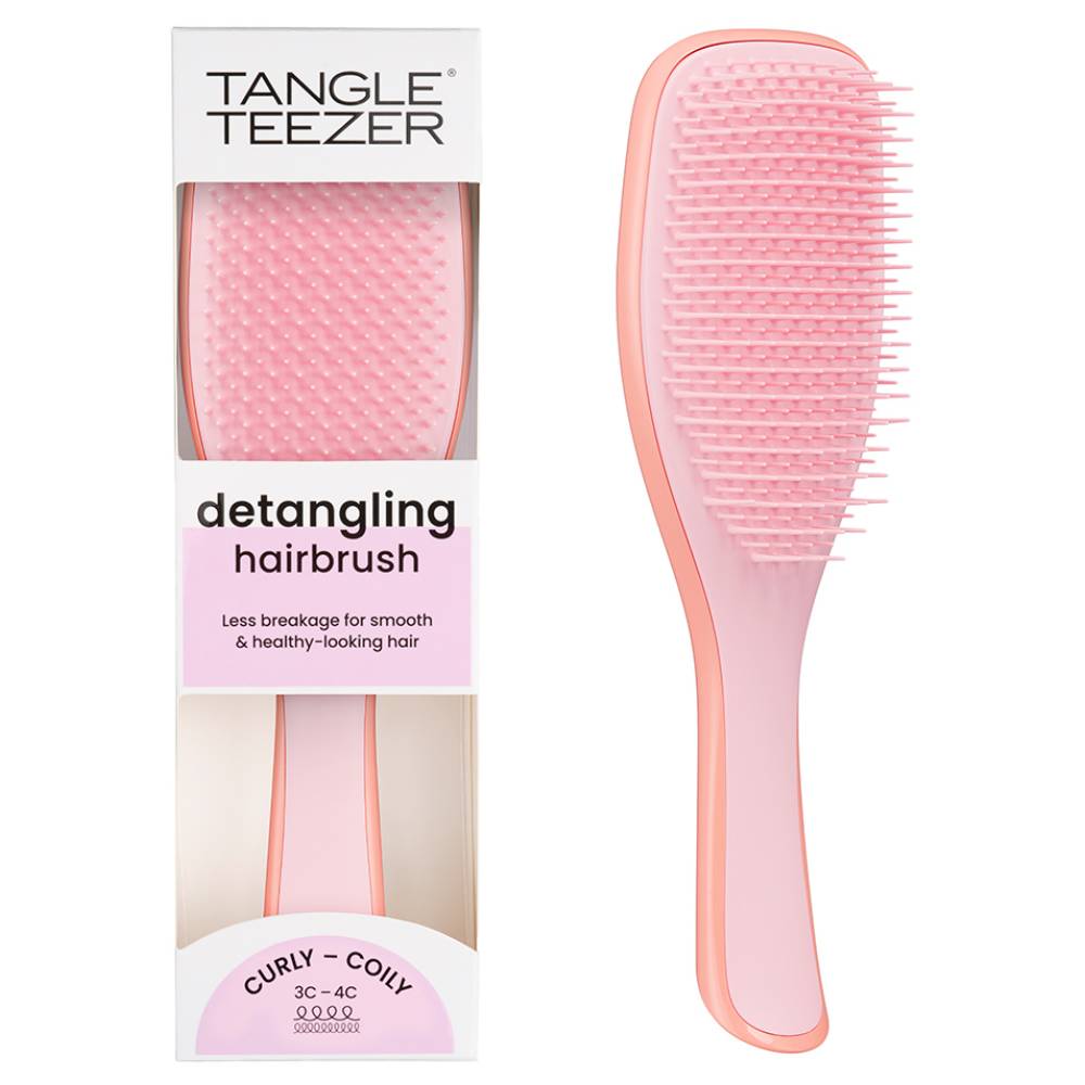 Тангл Тизер Расческа для очень кудрявых волос Naturally Curly Mango Pink (Tangle Teezer, The Ultimate Detangler) фото 0