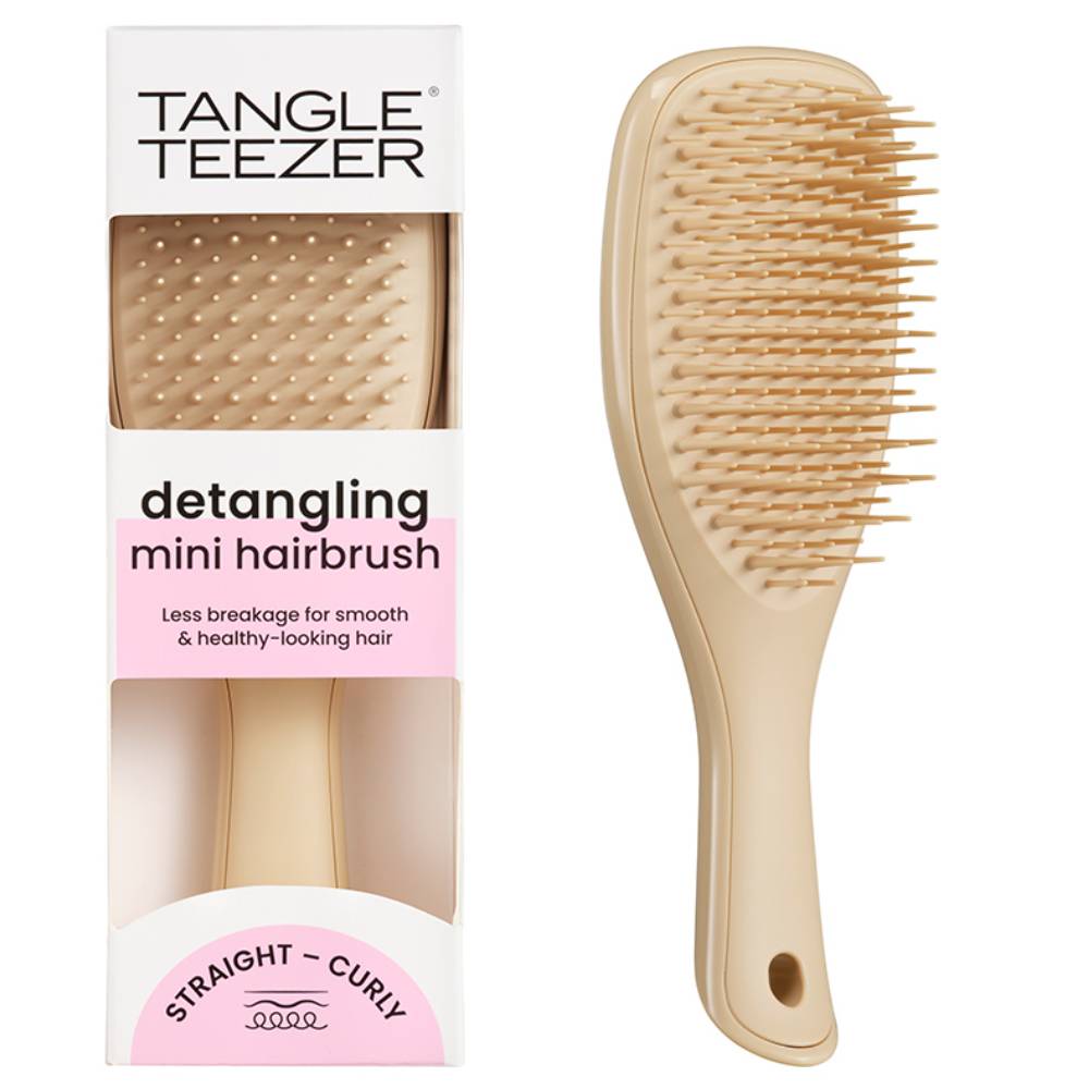 Тангл Тизер Расческа для прямых и волнистых волос Mini Oat Cream (Tangle Teezer, The Ultimate Detangler) фото 0