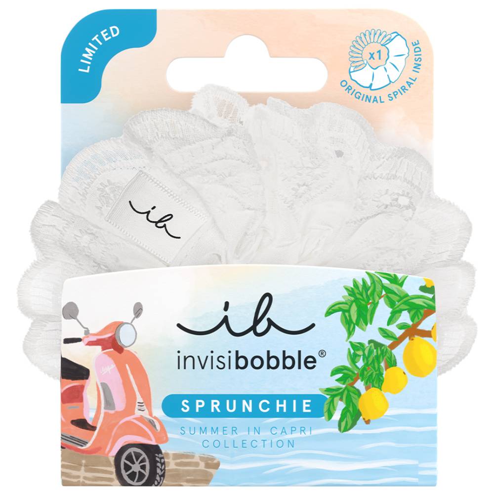 Инвизибабл Резинка для волос Summer in Capri Blanco Bliss (Invisibobble, Sprunchie) фото 0