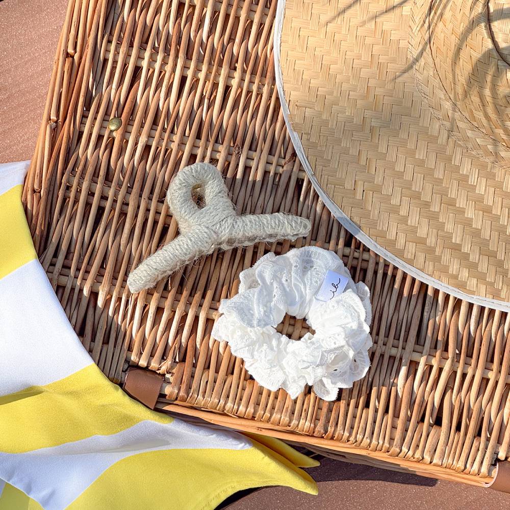 Инвизибабл Резинка для волос Summer in Capri Blanco Bliss (Invisibobble, Sprunchie) фото 1