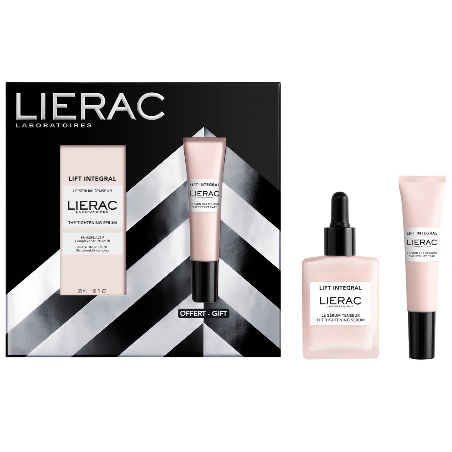 Лиерак Набор для лица: сыворотка 30 мл + крем для век 15 мл (Lierac, Lift Integral) фото 1