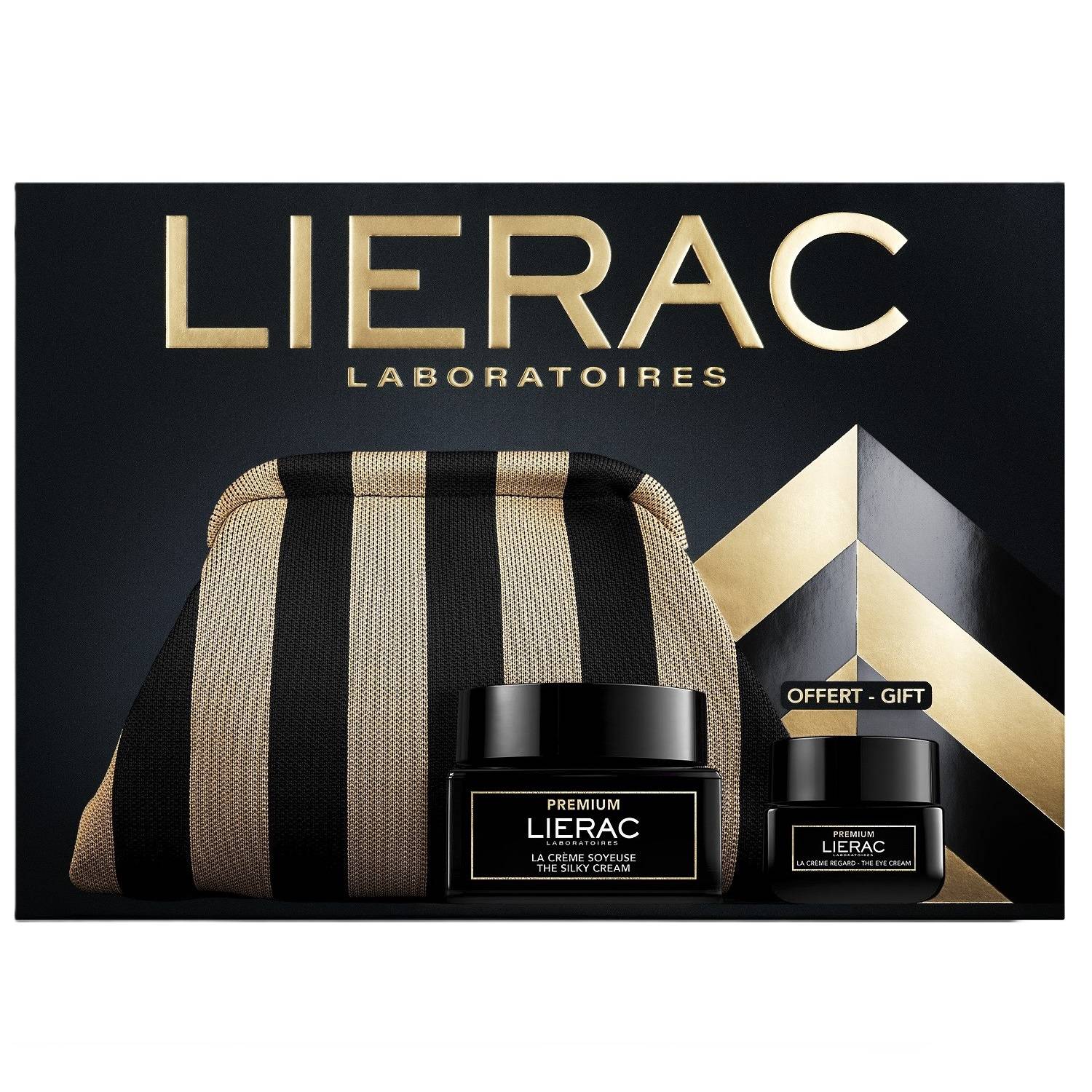 Лиерак Набор для лица: бархатистый крем 50 мл + крем для век 20 мл (Lierac, Premium) фото 0