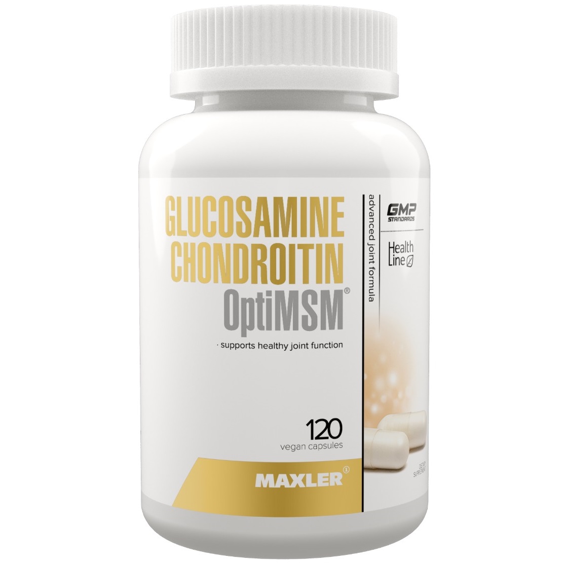 Макслер Комплекс Glucosamine Chondroitin OptiMSM, 120 капсул (Maxler, Специальные добавки) фото 0