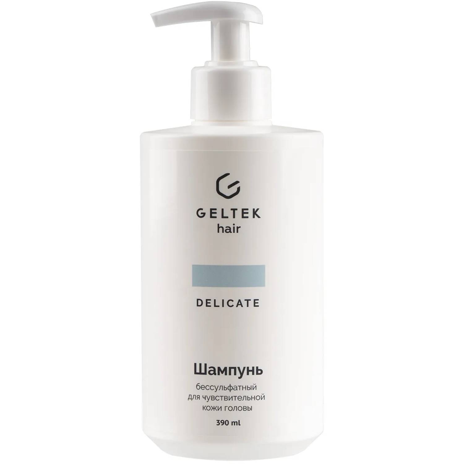  Бессульфатный шампунь для чувствительной кожи головы Delicate, 390 мл (Гельтек, Hair) фото 0
