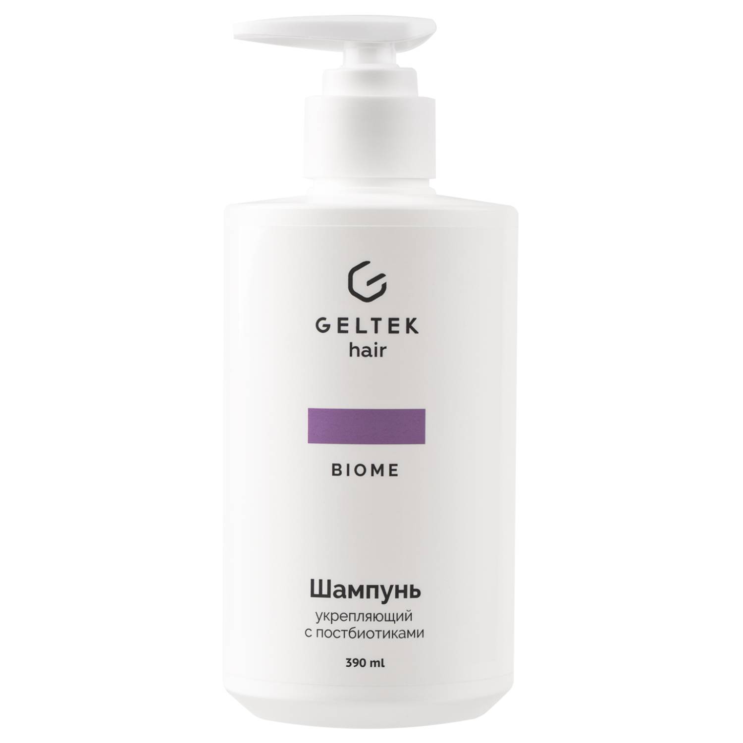  Укрепляющий шампунь с постбиотиками Biome, 390 мл (Гельтек, Hair) фото 0