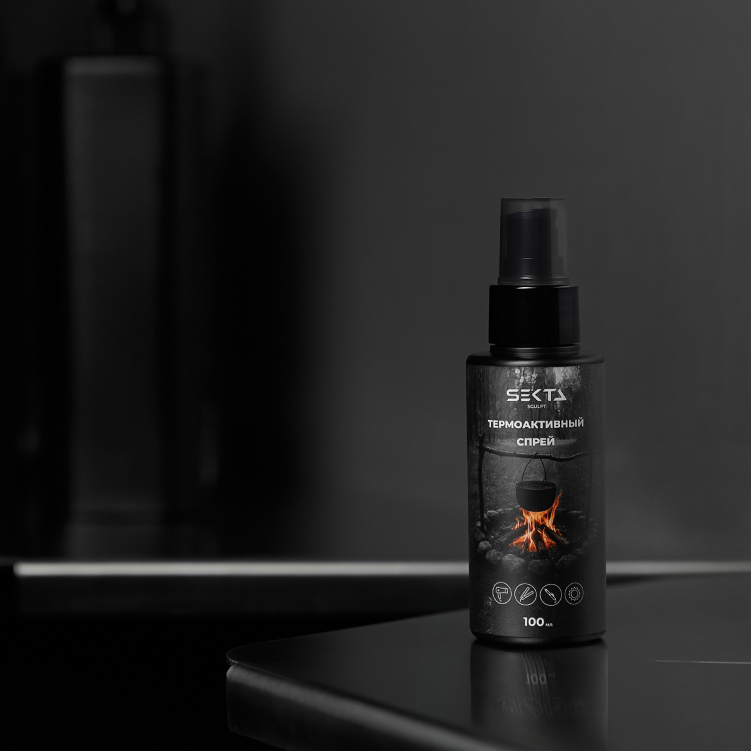 Секта Несмываемый термоактивный спрей, 100 мл (Sekta, Sculpt) фото 2
