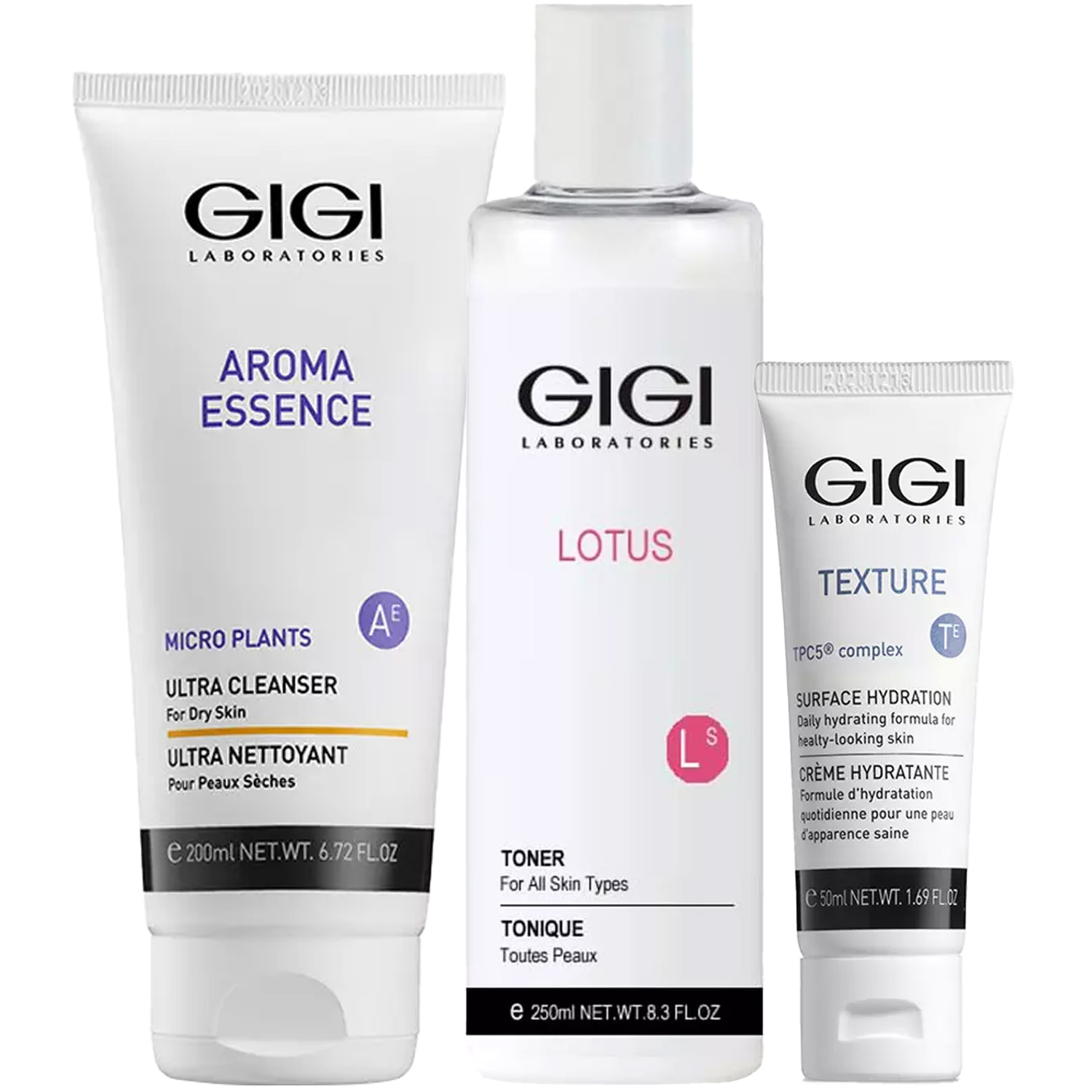 ДжиДжи Программа GiGi очищение и основной уход: жидкое мыло 200 мл + тоник 250 мл + крем 50 мл (GiGi, Aroma Essence) фото 5