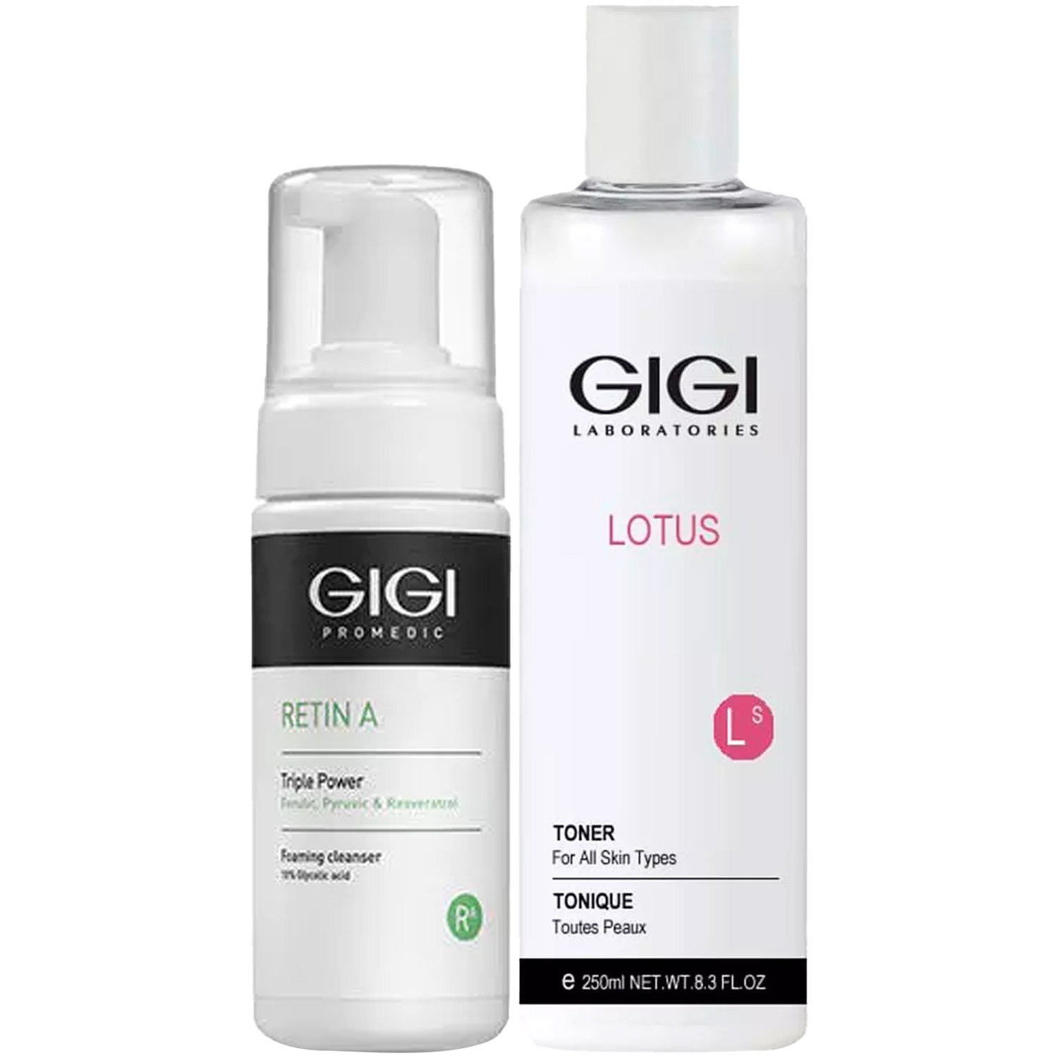 ДжиДжи Программа GiGi очищение: мусс 120 мл + тоник 250 мл (GiGi, Retin A) фото 5